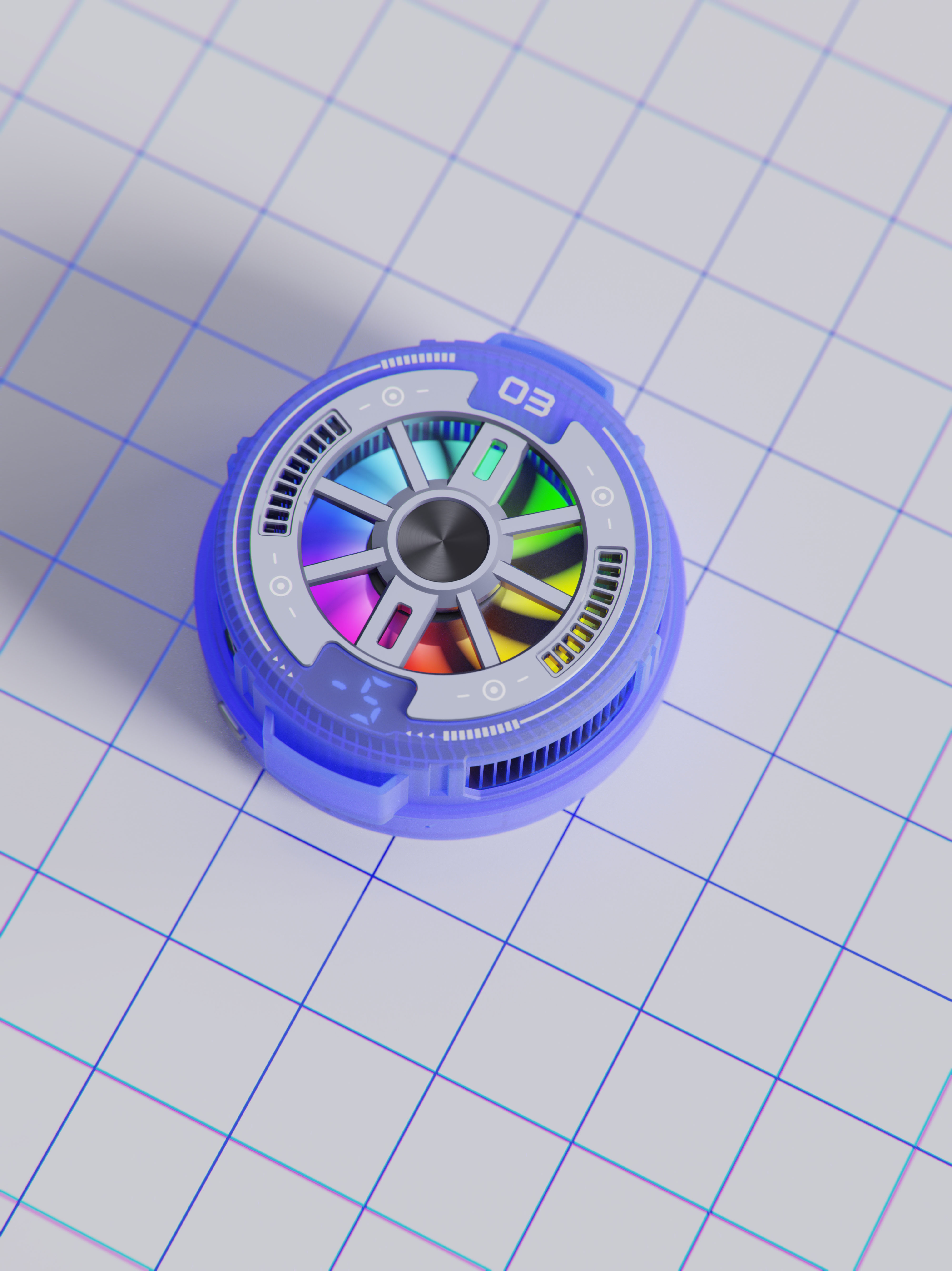 Mobile phone radiator，Magnetic attraction，semiconductor，icing refrigeration，cooling，Translucent matte，