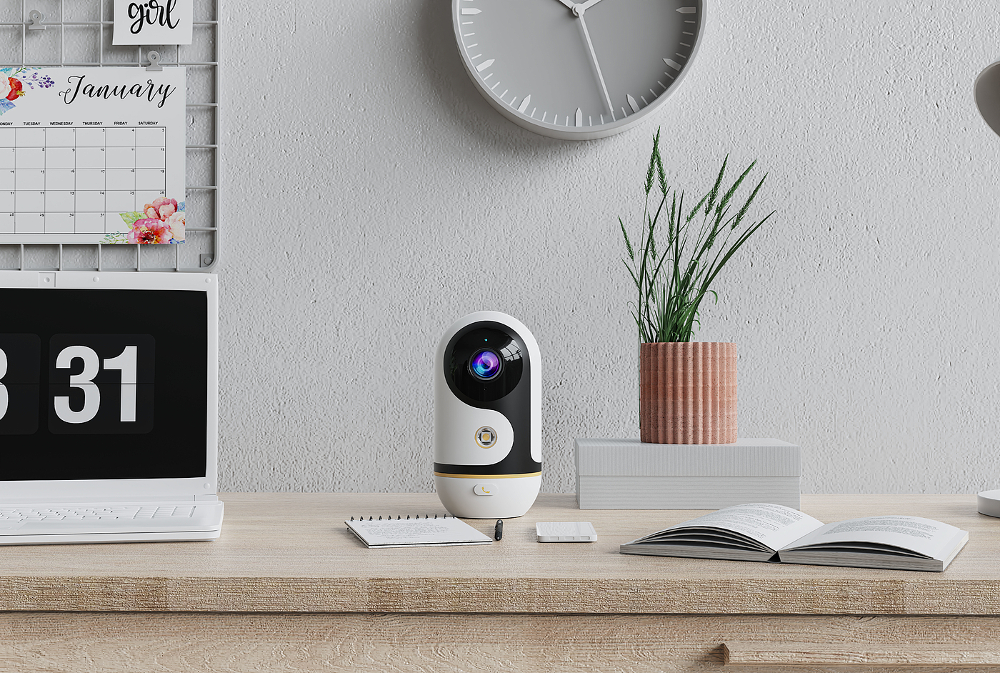 #Appearance design，#Product design，# Home monitoring，