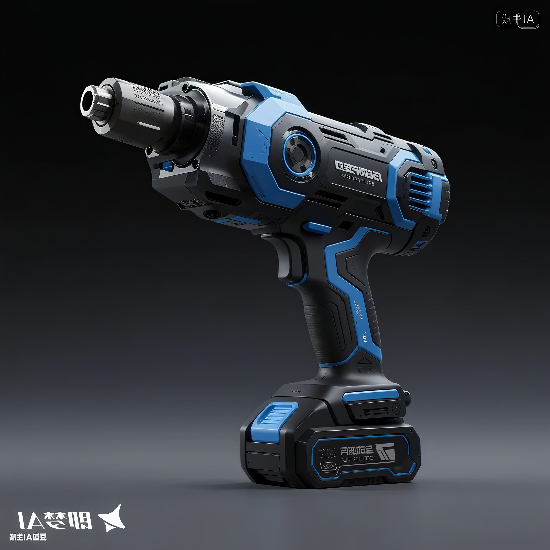 AIGC-Aided Design，Electric tool，2D renderings，Electric wrench，