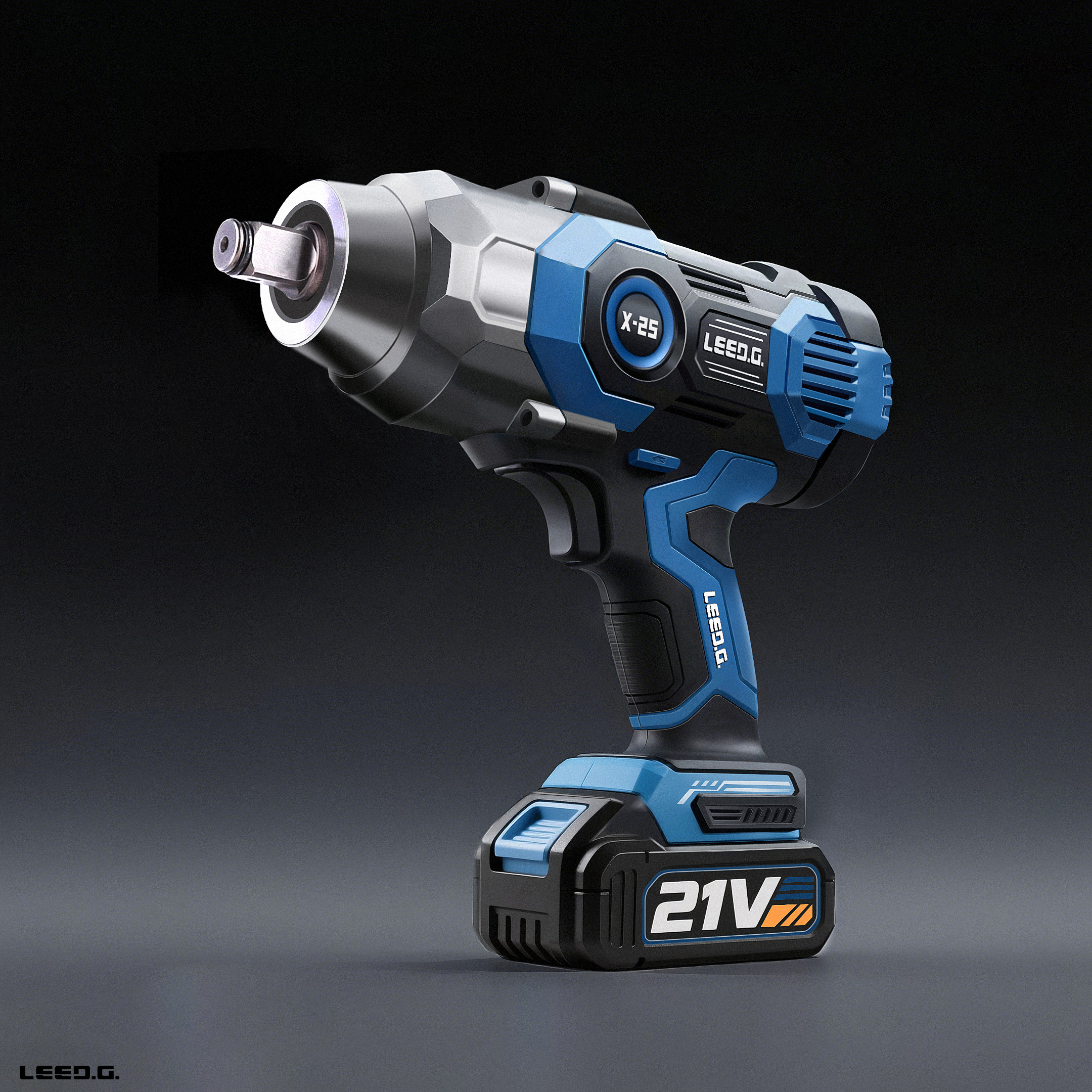 AIGC-Aided Design，Electric tool，2D renderings，Electric wrench，