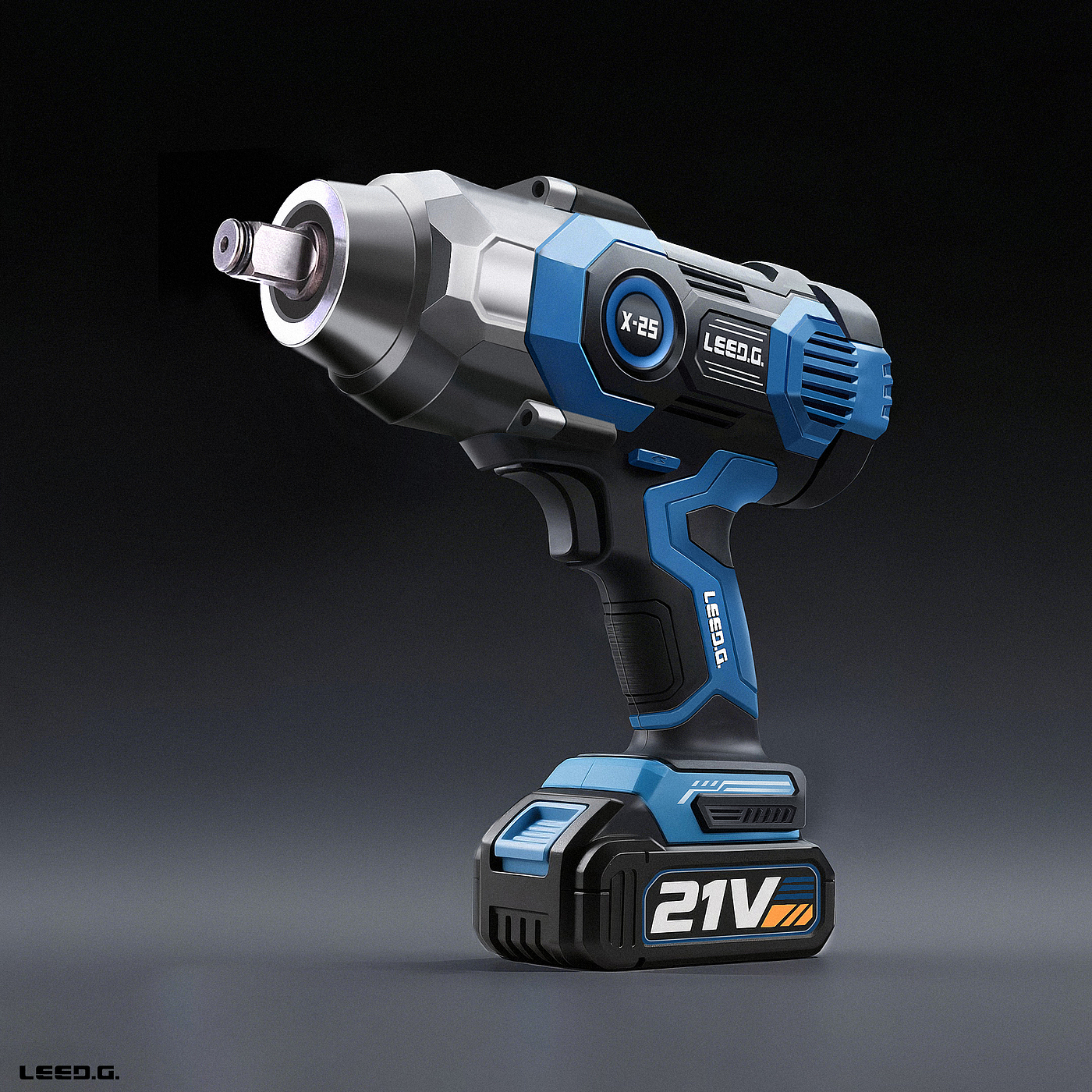 AIGC-Aided Design，Electric tool，2D renderings，Electric wrench，
