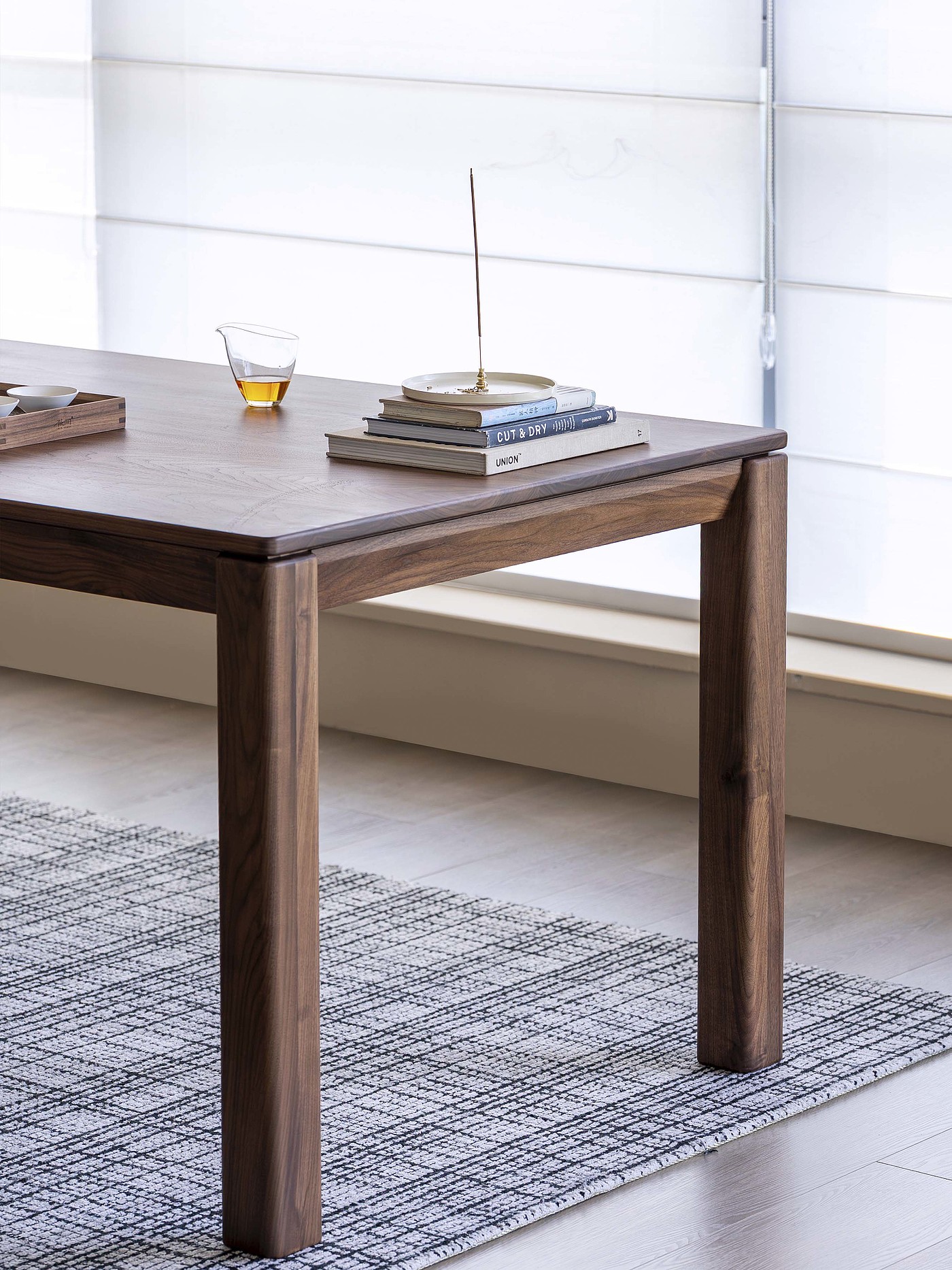 Black walnut furniture，Solid wood furniture，Original design，furniture design ，Solid wood dining table，Large board table，Residential Furniture，