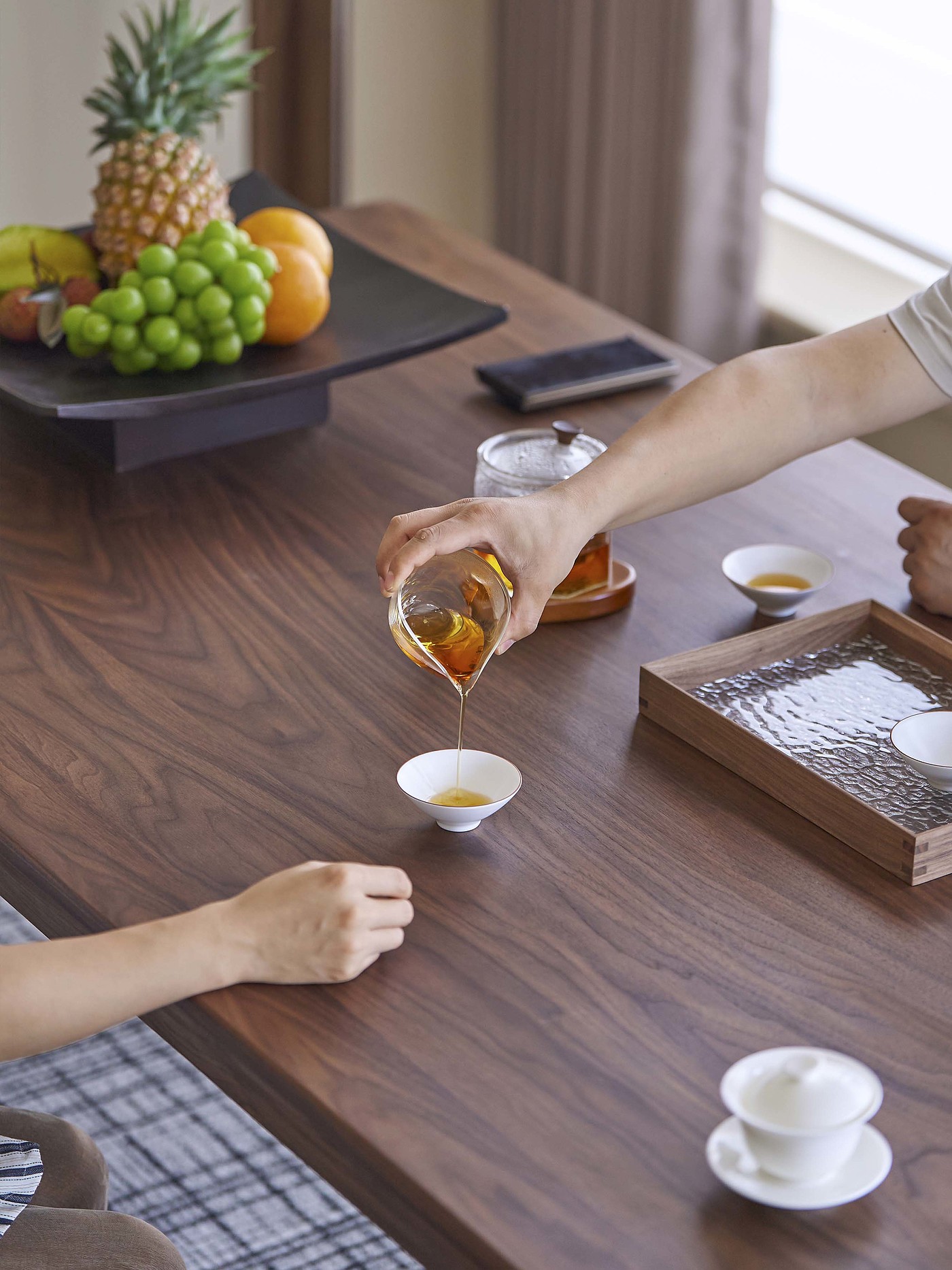 Black walnut furniture，Solid wood furniture，Original design，furniture design ，Solid wood dining table，Large board table，Residential Furniture，