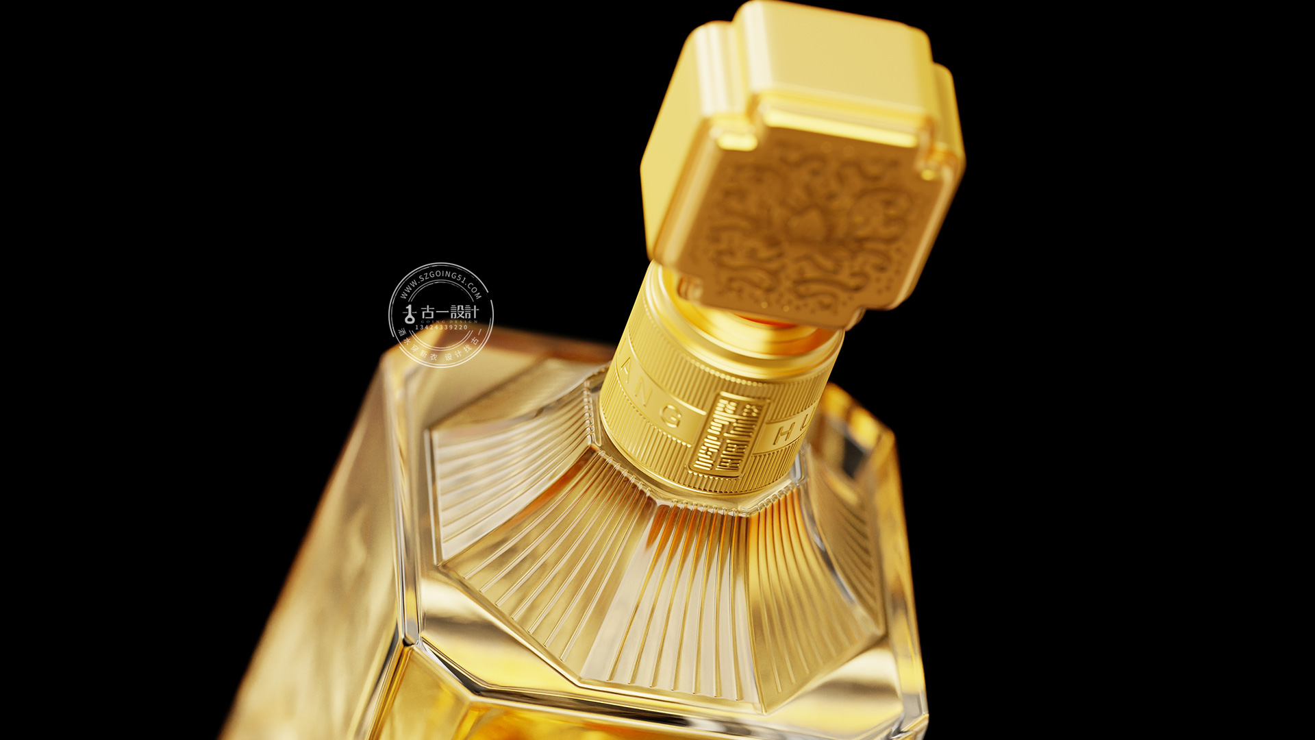 Gu Yi design，Baijiu packaging design，Design of White Wine Bottle，