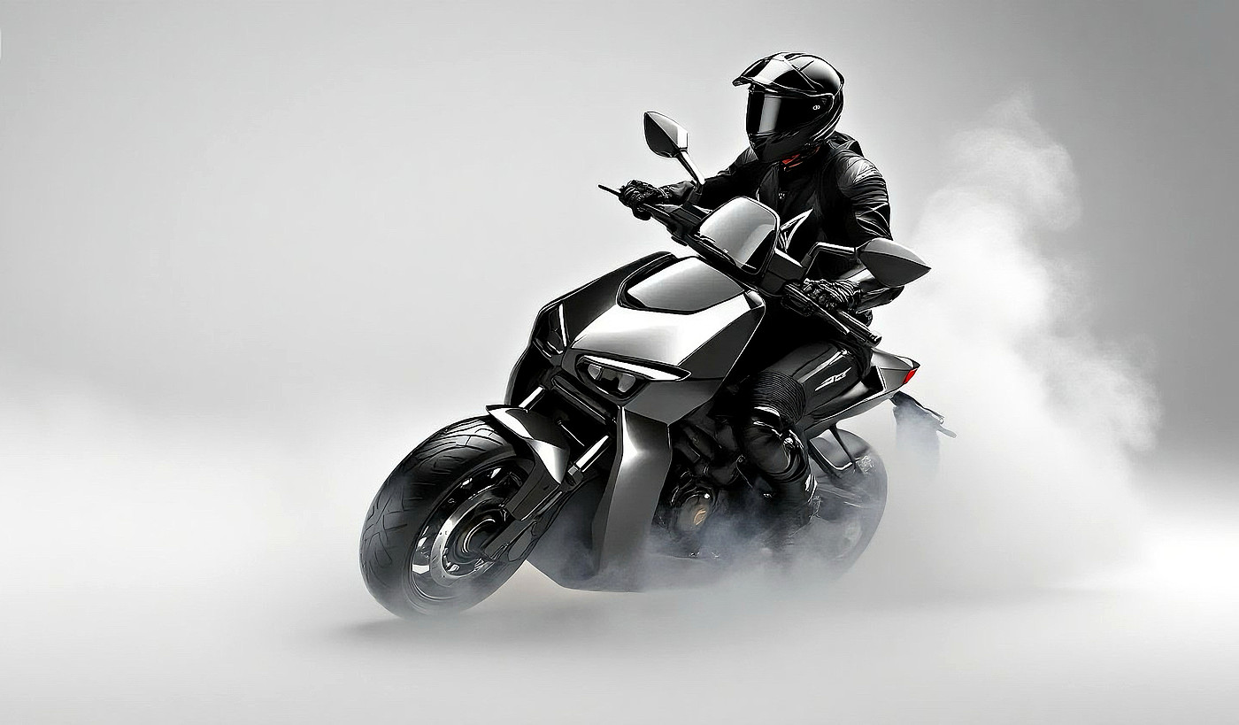 AI design，Man's car.，Electric motorcycle，Power output，AI painting，Electric two wheeled vehicle，imagination，