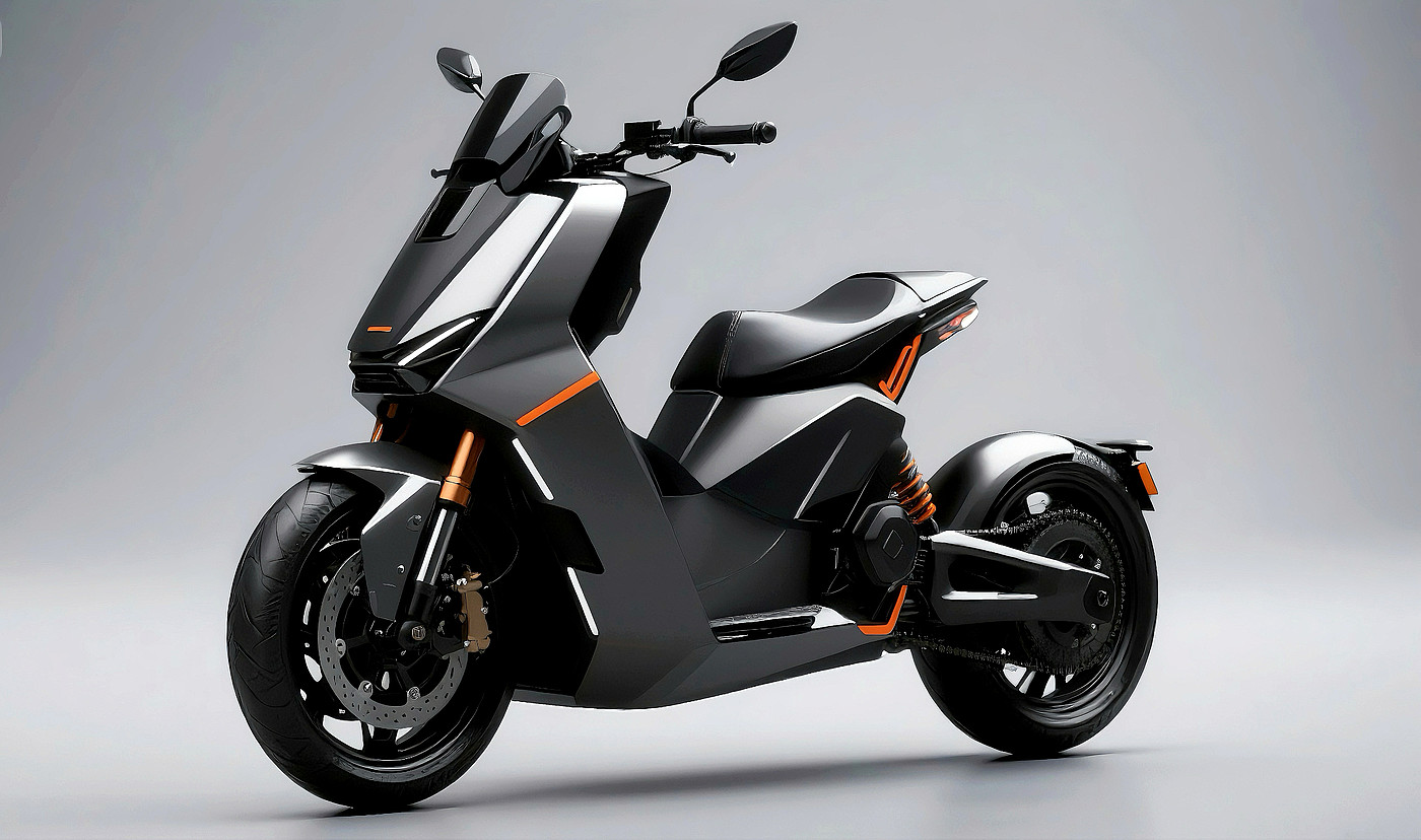 AI design，Man's car.，Electric motorcycle，Power output，AI painting，Electric two wheeled vehicle，imagination，