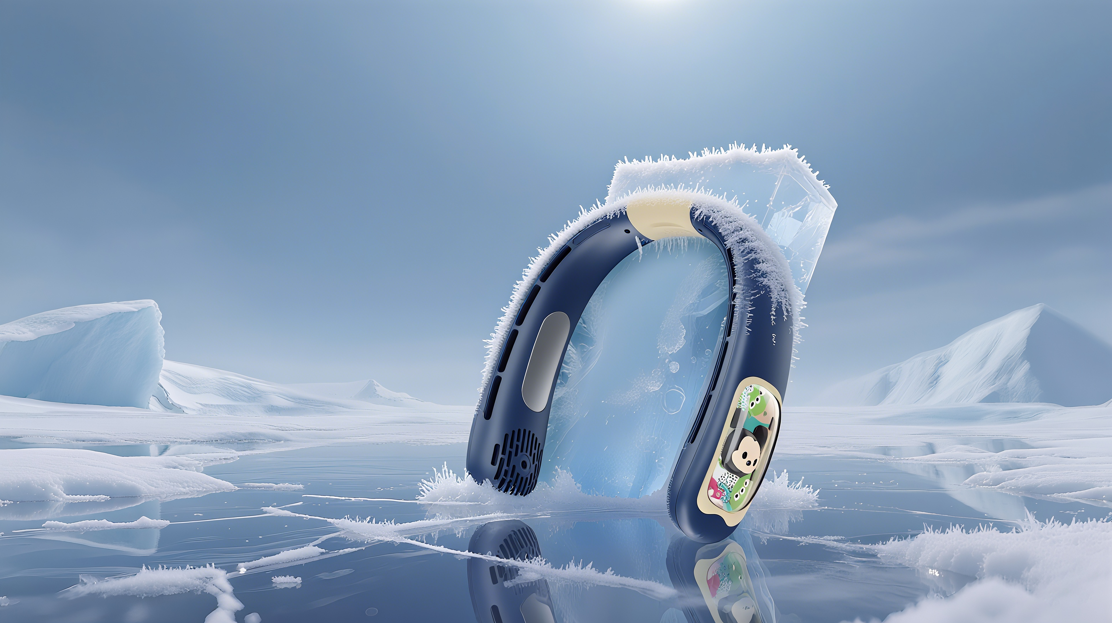 Appearance design，Structural design，Hanging neck fan，