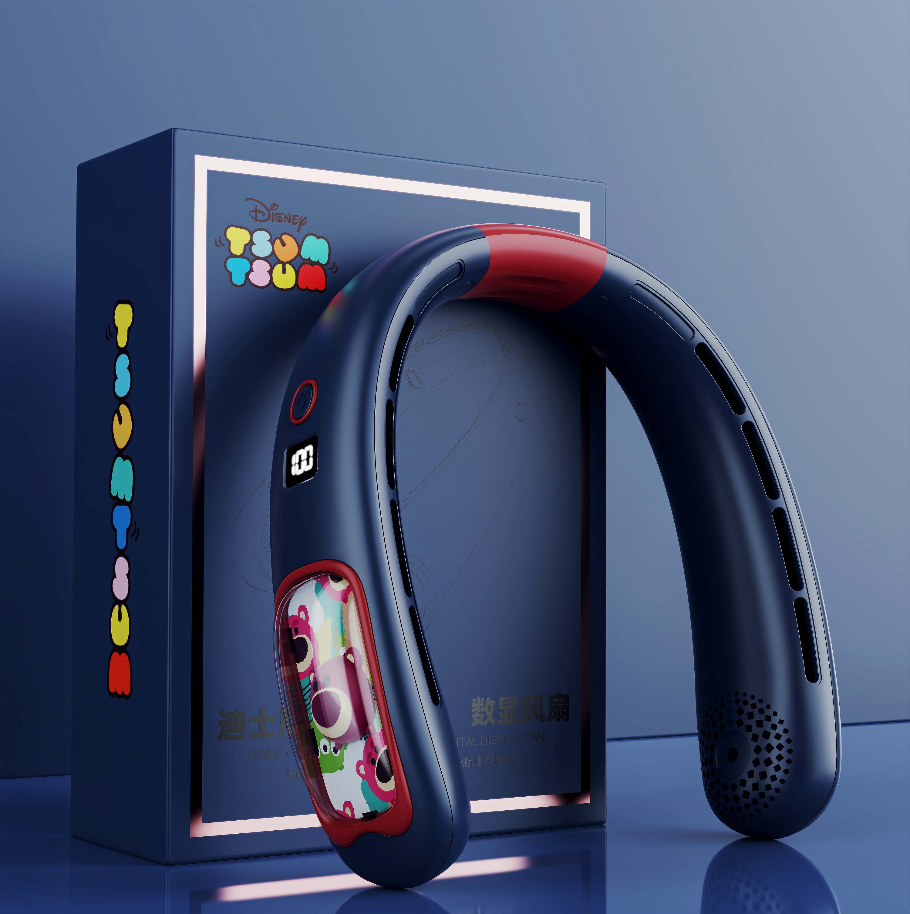 Appearance design，Structural design，Hanging neck fan，