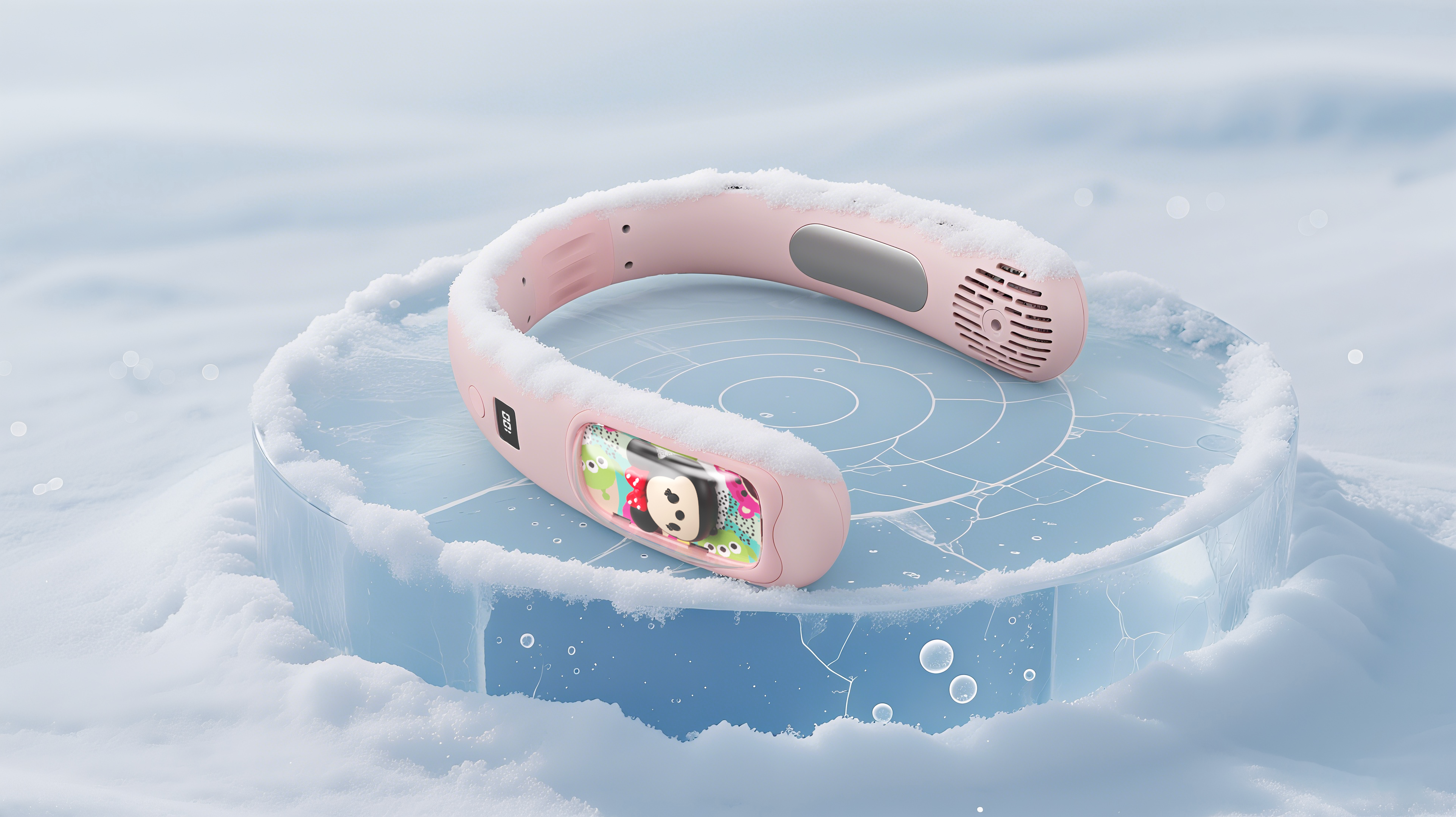 Appearance design，Structural design，Hanging neck fan，