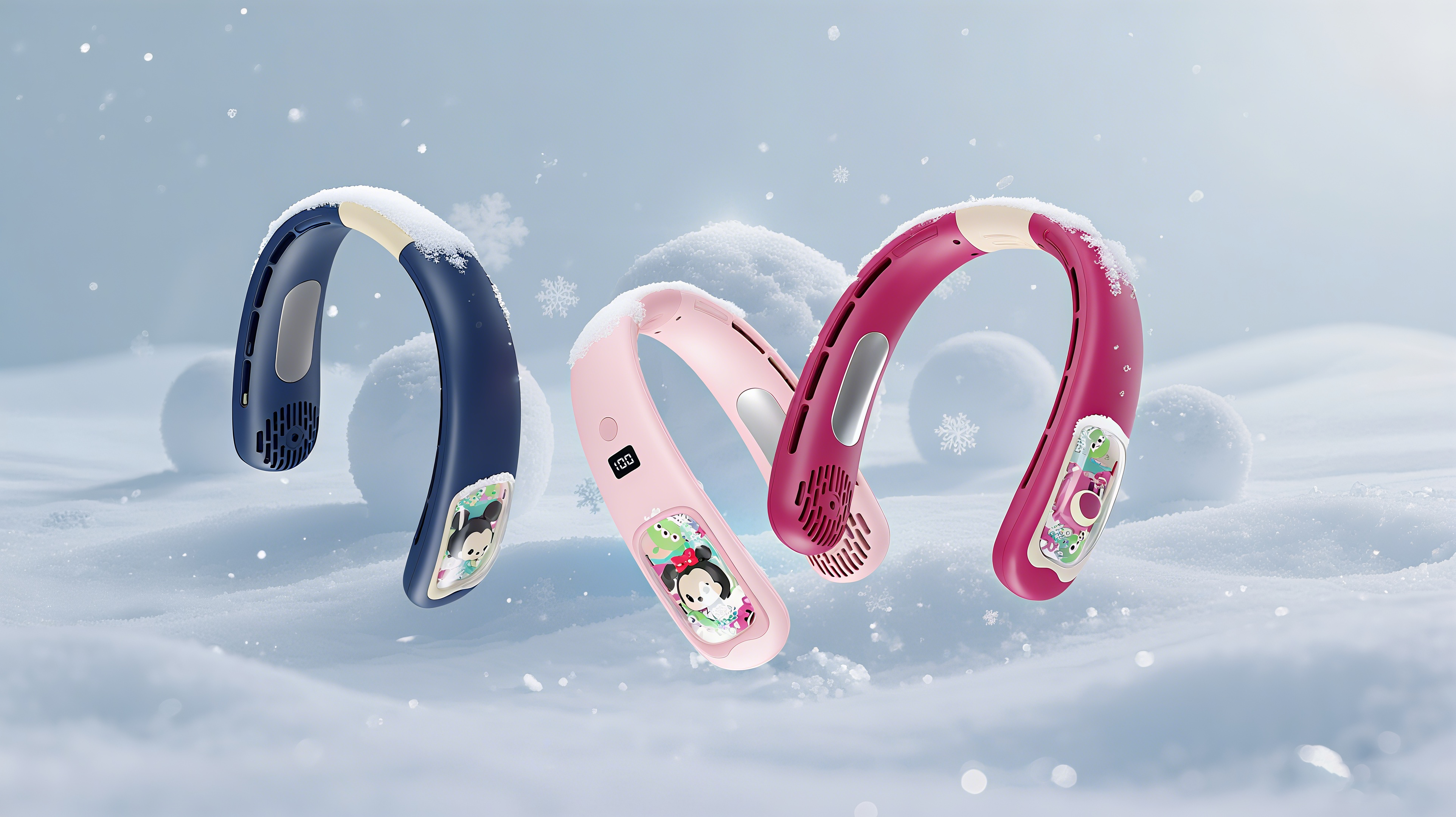 Appearance design，Structural design，Hanging neck fan，