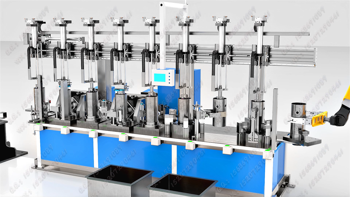 3dmax，vray，Animation demonstration，Mechanical animation，automated production line，