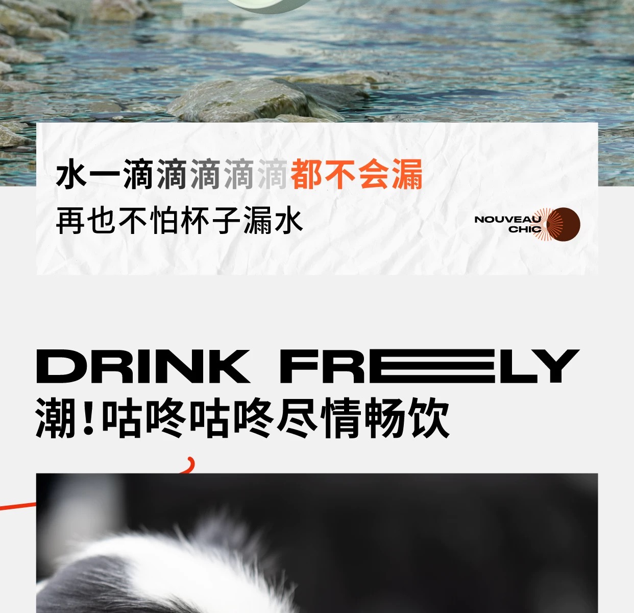 Pet Supplies & Pet，Dog water cup，Pet Kettle，Pet water cup，fashion，Interesting design，