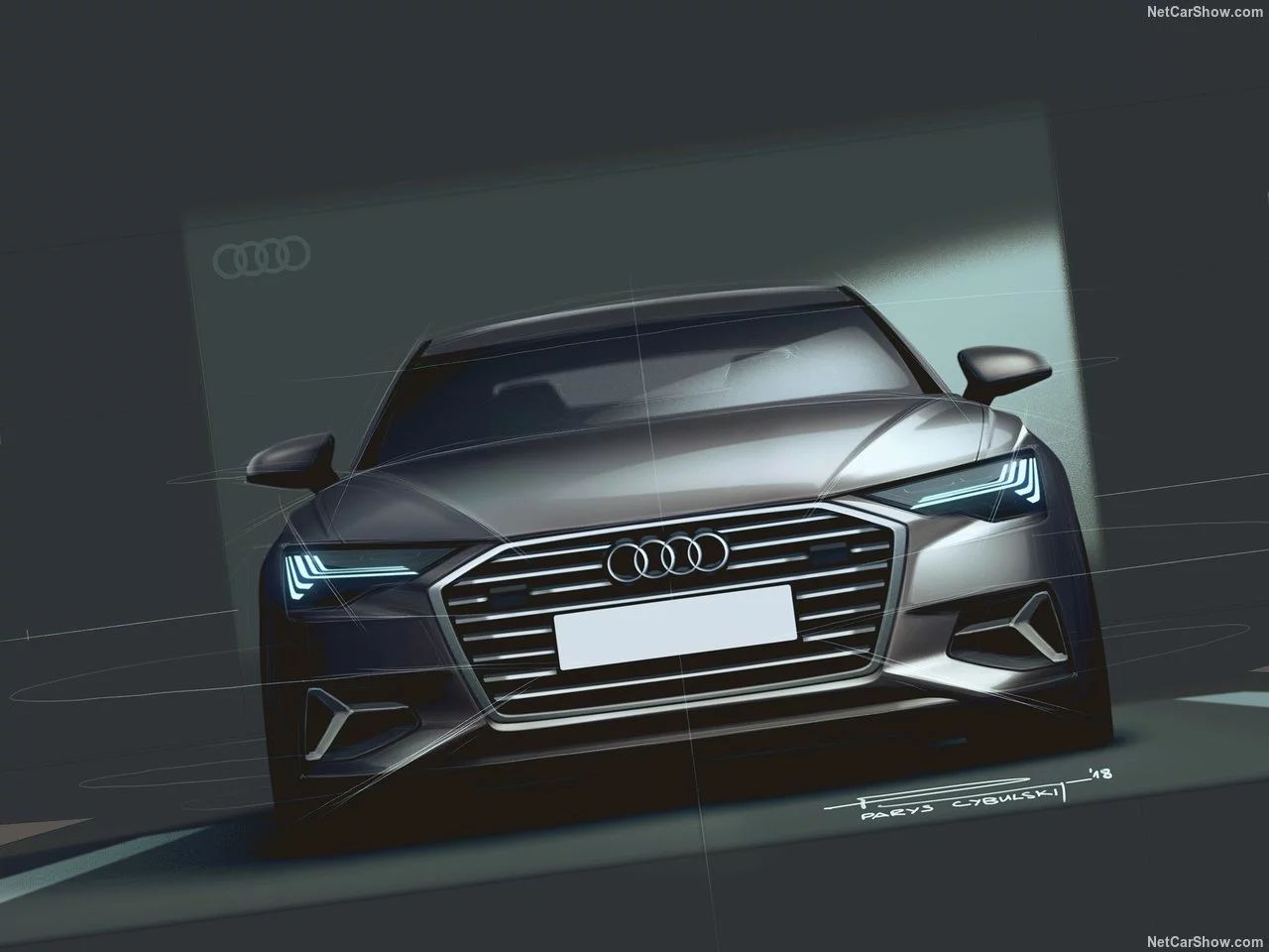 Audi-a6 cool official renderings，