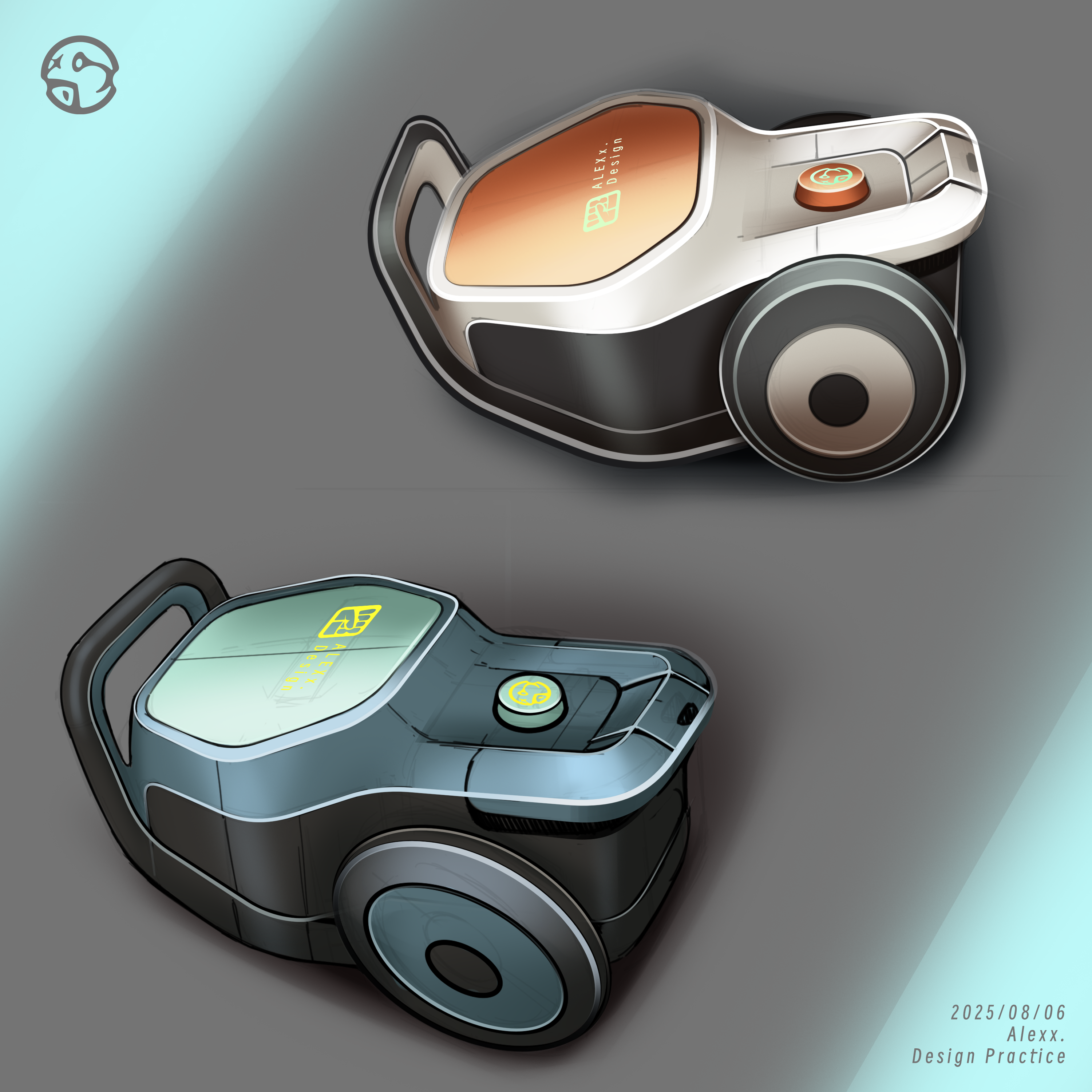 sketch，photoshop，ps，Vacuum cleaner，Horizontal vacuum cleaner，sketch，2d rendering，