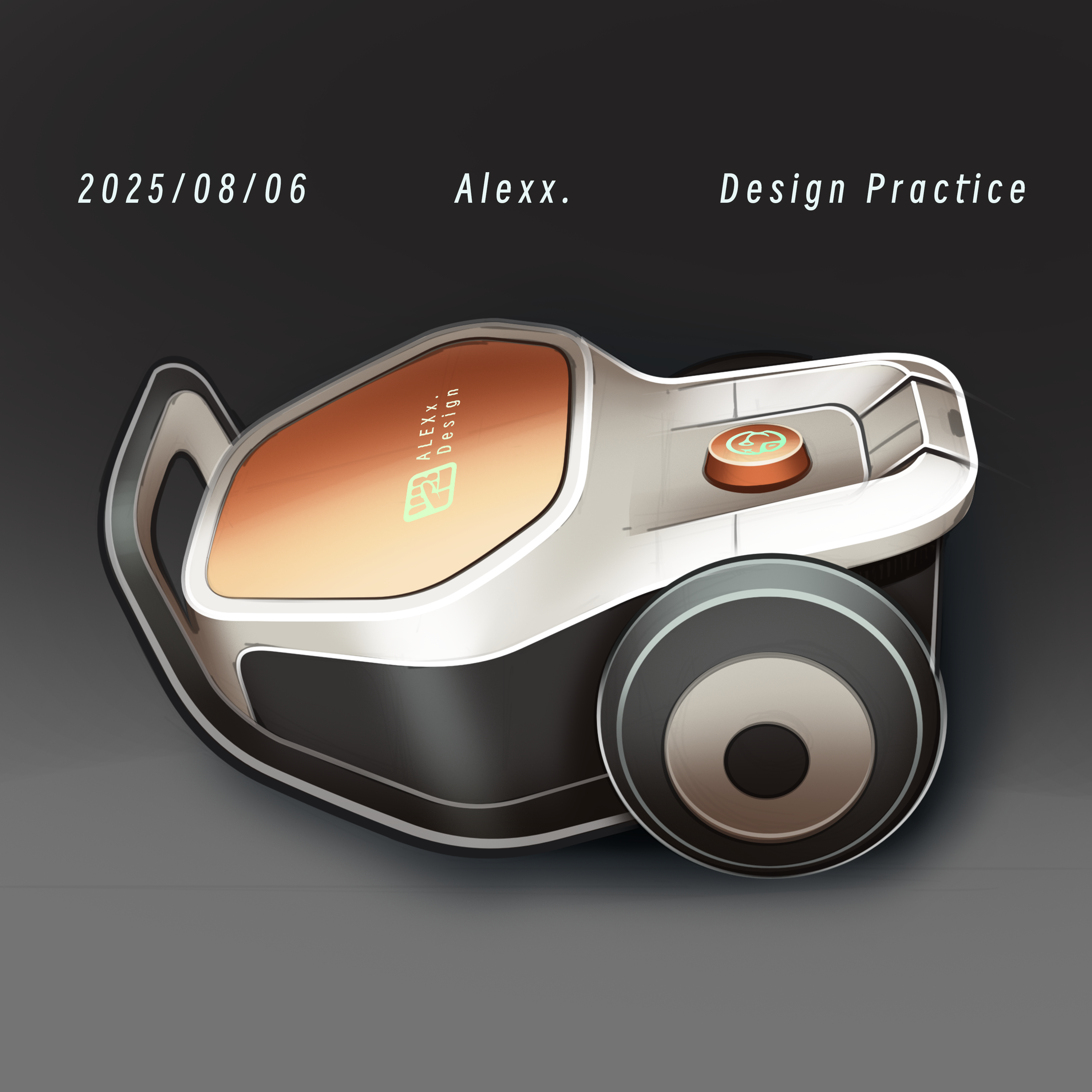 sketch，photoshop，ps，Vacuum cleaner，Horizontal vacuum cleaner，sketch，2d rendering，