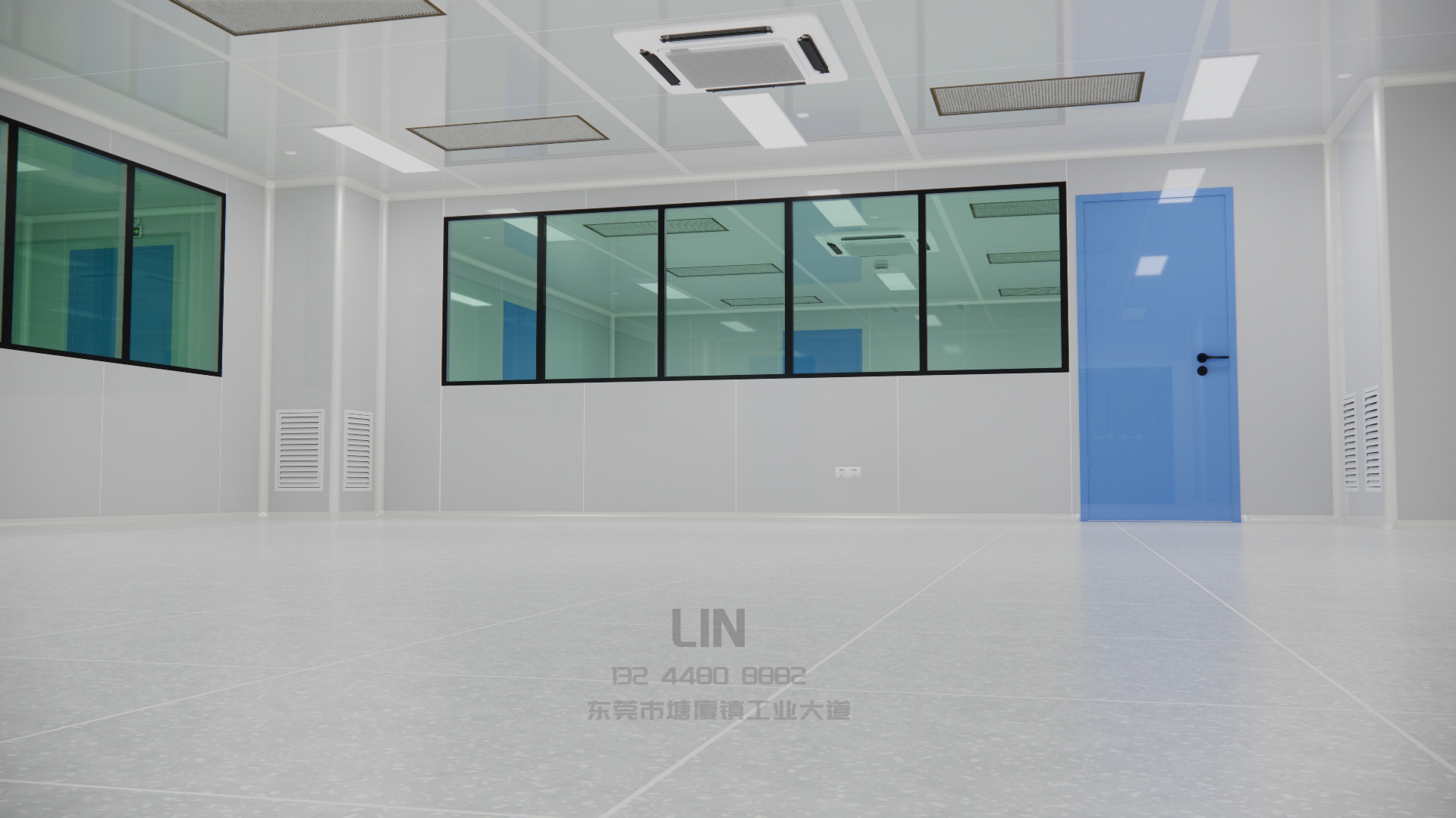 Electronic factory dust-free workshop，