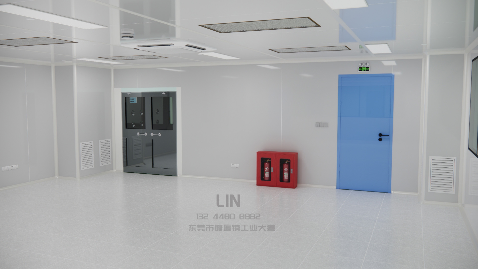 Electronic factory dust-free workshop，