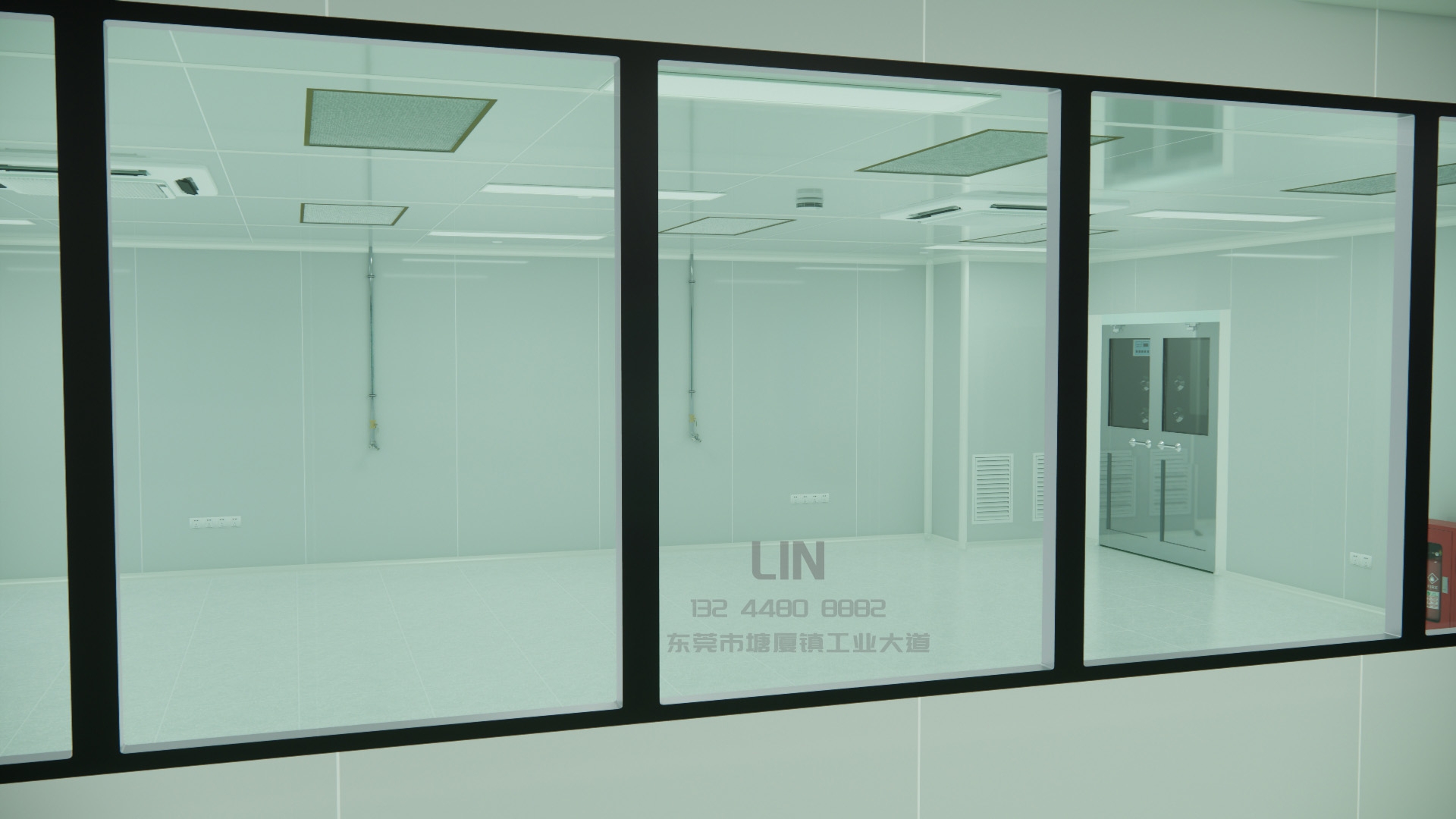 Electronic factory dust-free workshop，