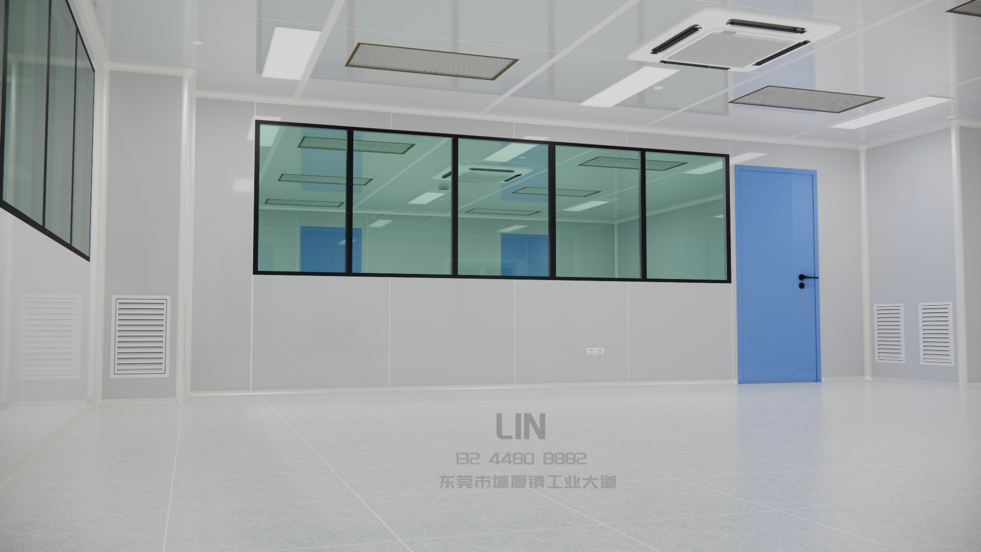 Electronic factory dust-free workshop，