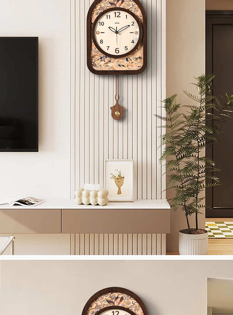 Wall clock design，Home Furnishing，medieval style，