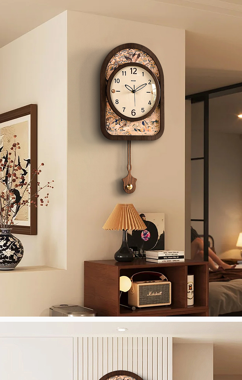 Wall clock design，Home Furnishing，medieval style，