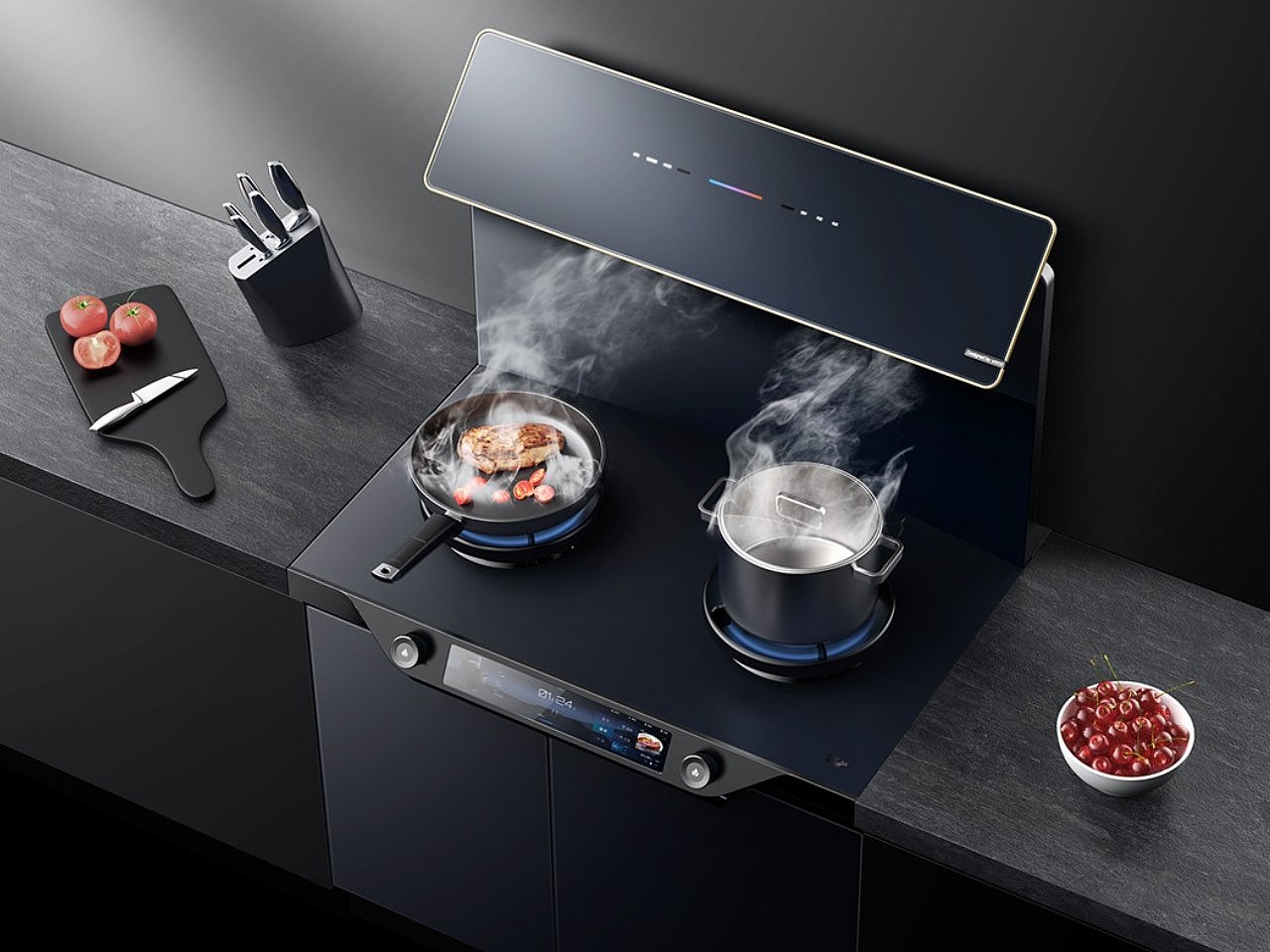 PYD66，Kitchen appliances，Household Electric Appliances，Kitchen stove high-end integrated center，