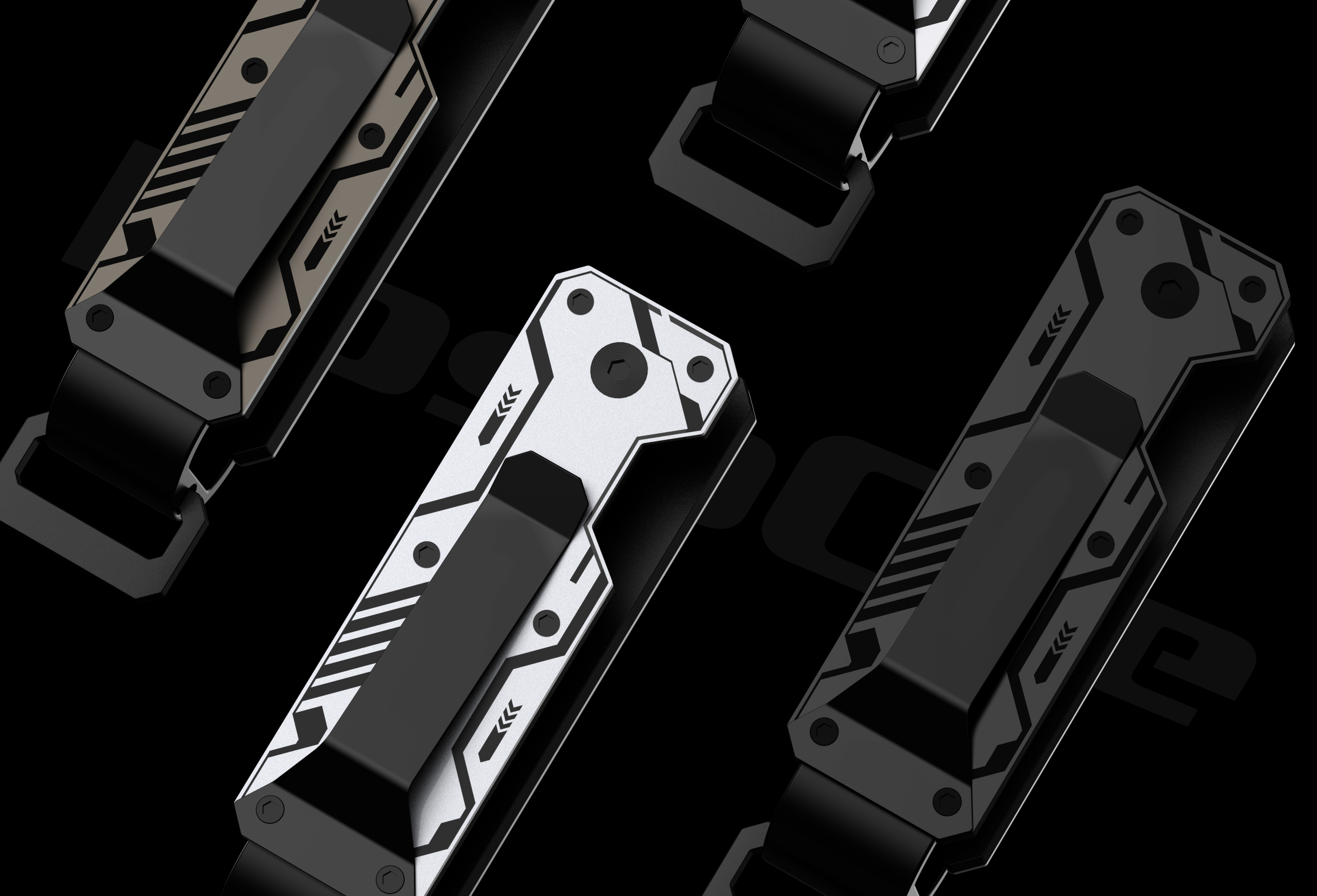 A keychain with tracking locator，