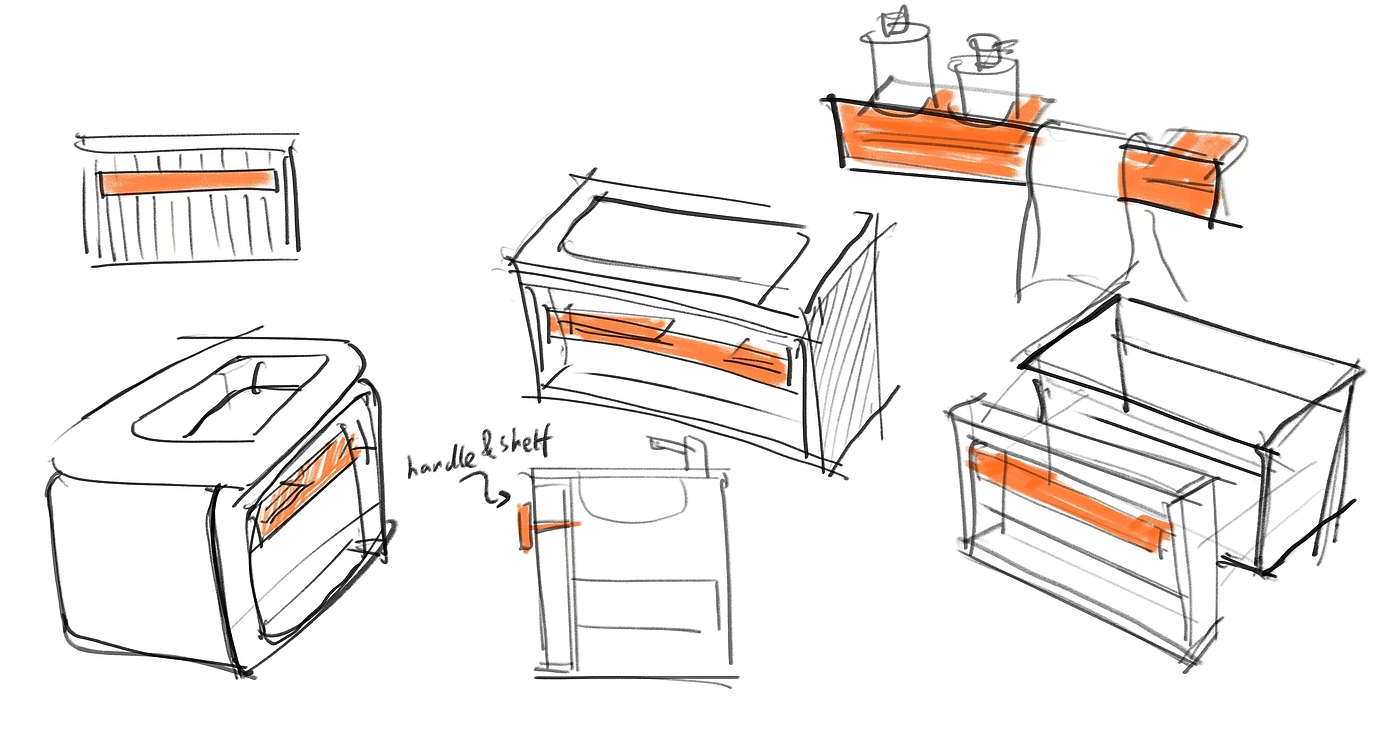 Bathroom cabinet，Bathroom design，Storage design，industrial design，product design，User experience，Bathroom cabinet，Bathroom design，Storage design，industrial design，product design，User experience，