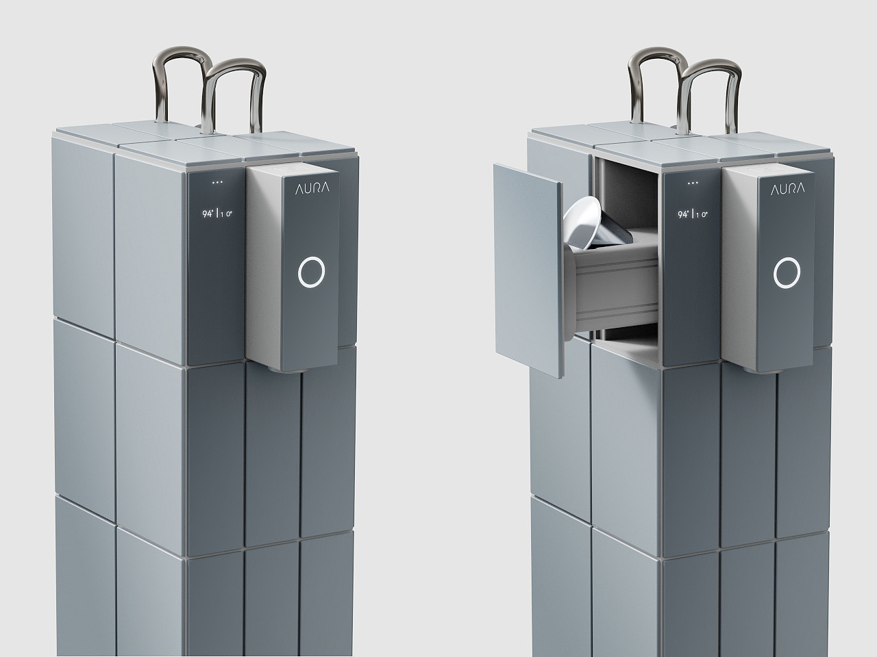Capsule coffee machine，conceptual design，Kitchen appliances，aura，