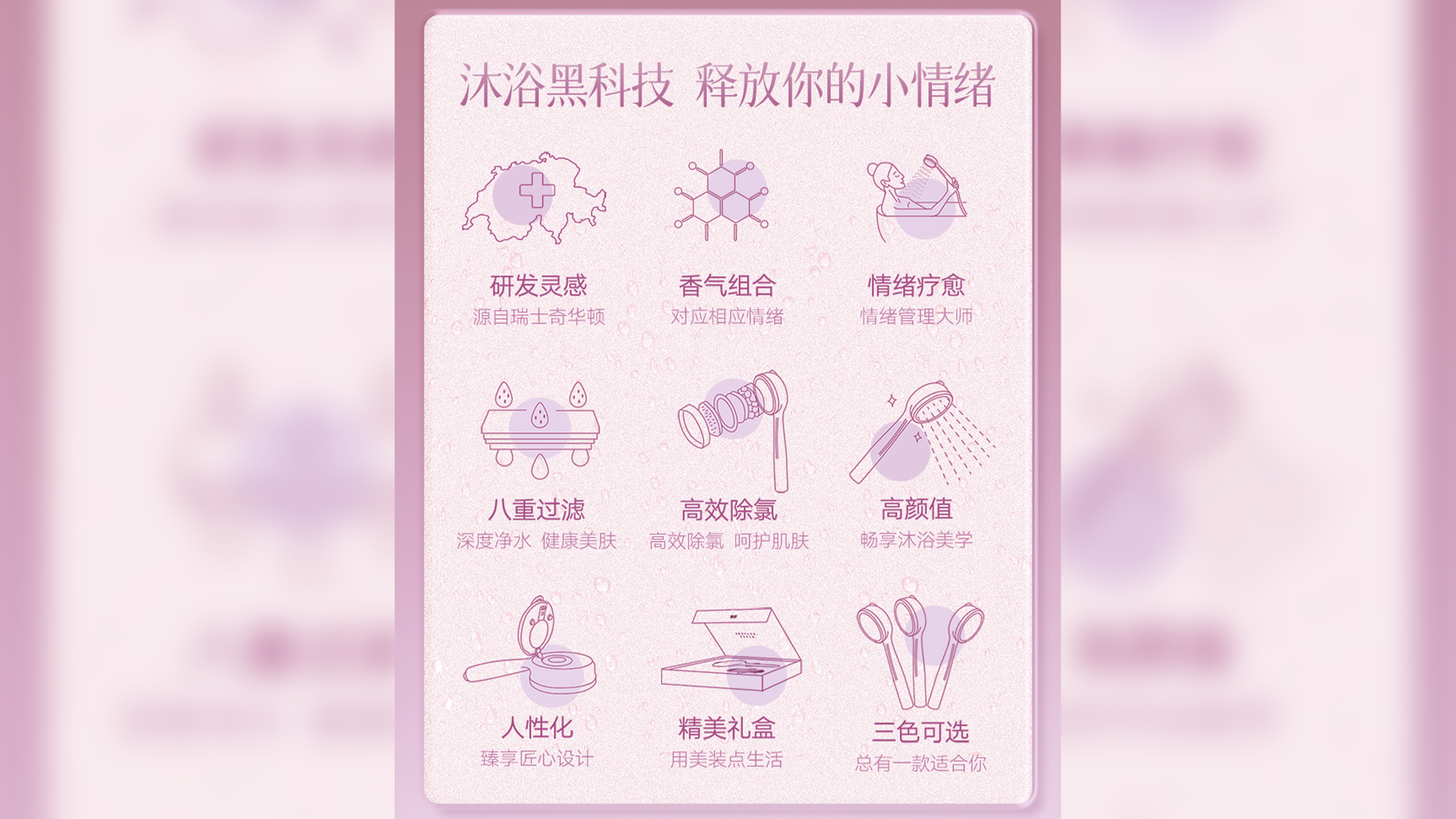 Xiang Xiaoli，Fragrance shower，Shower，Design，Shuomei Industrial Design，bath，Perfume，fashion，