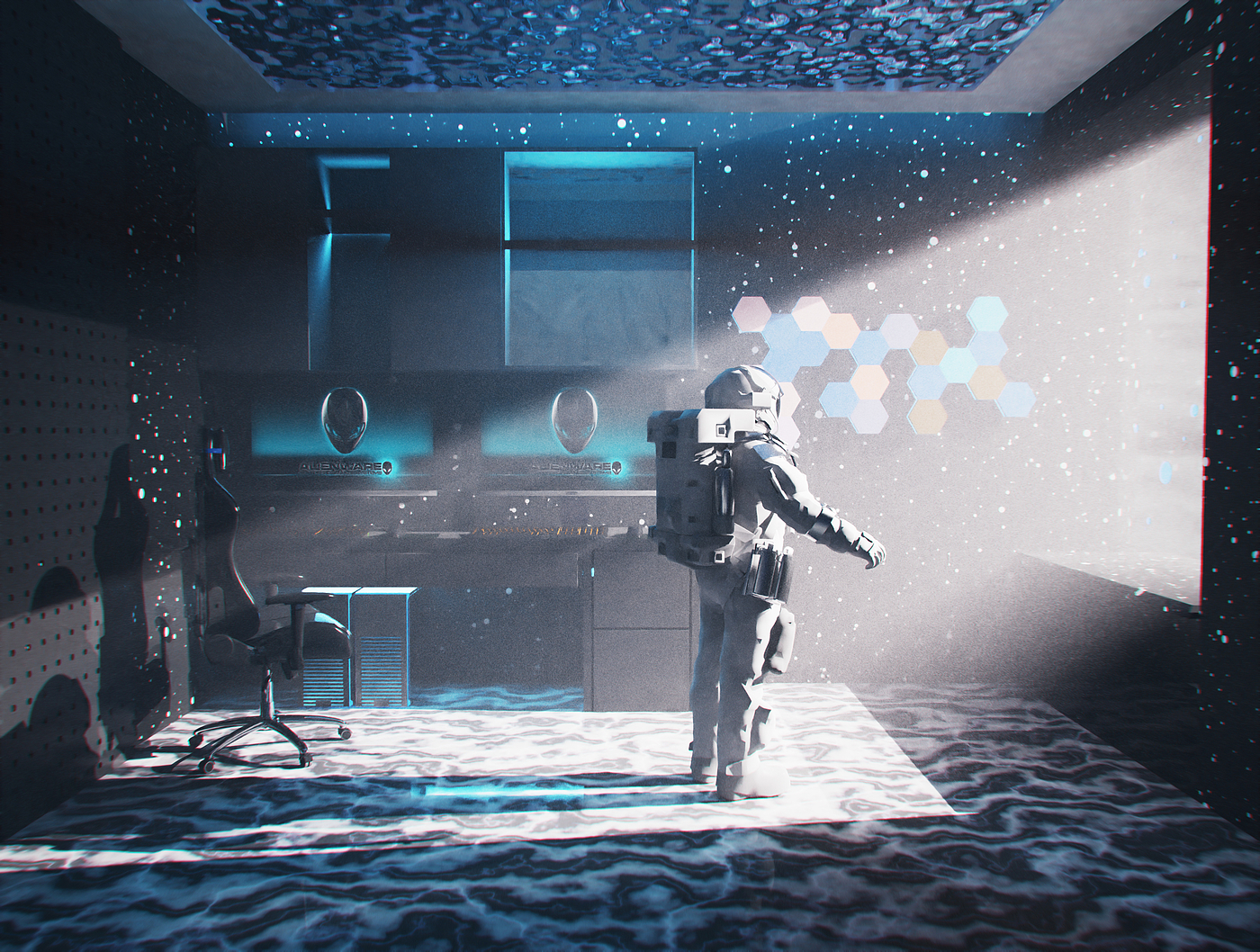 Keyshot rendering，Keyshot scene rendering，Render，industrial design，product design，