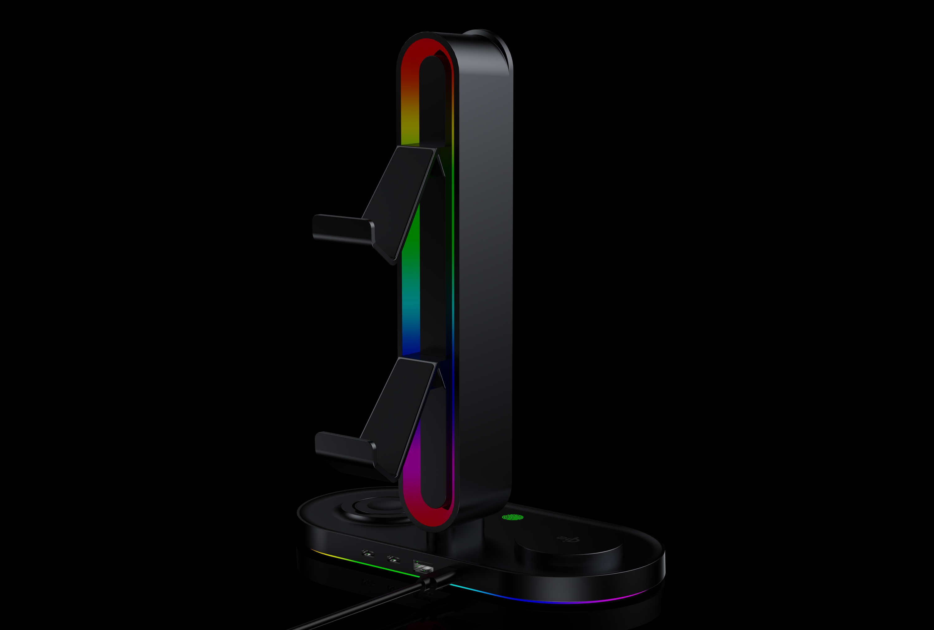 All-in-one LGB gaming headset stand handle iPh，