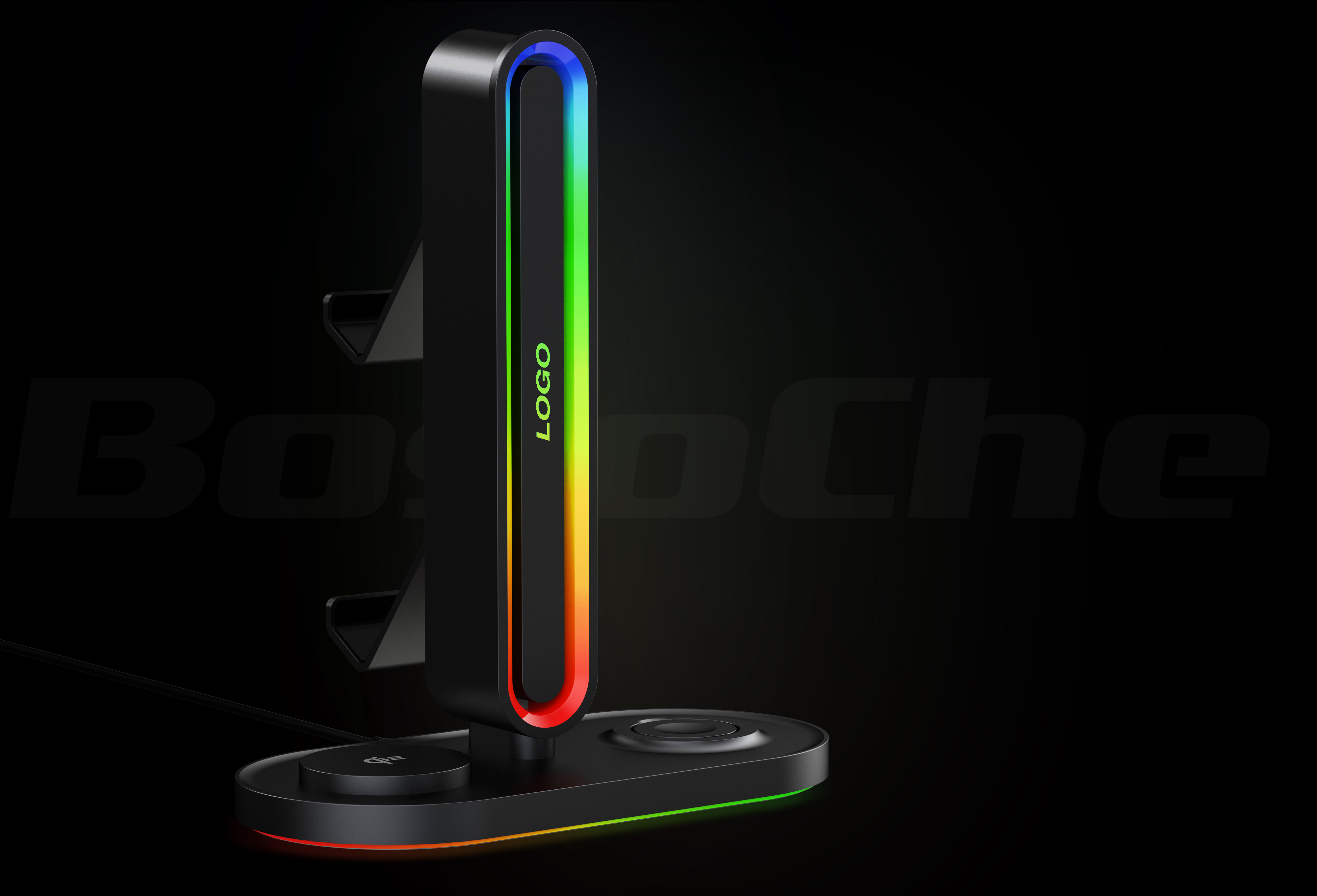All-in-one LGB gaming headset stand handle iPh，