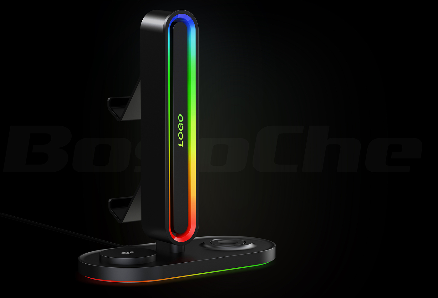 All-in-one LGB gaming headset stand handle iPh，