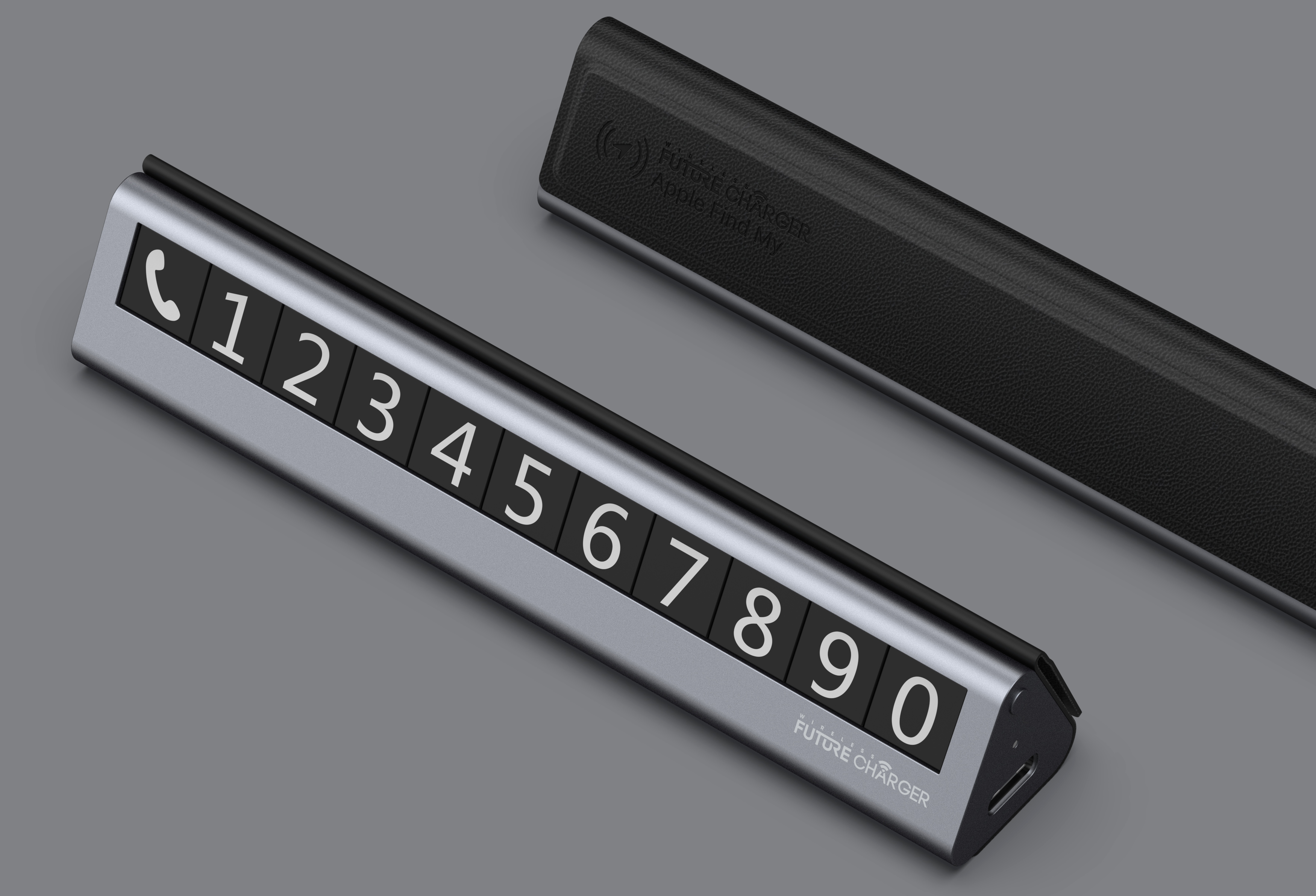 Stop sign with Find My tracking locator，