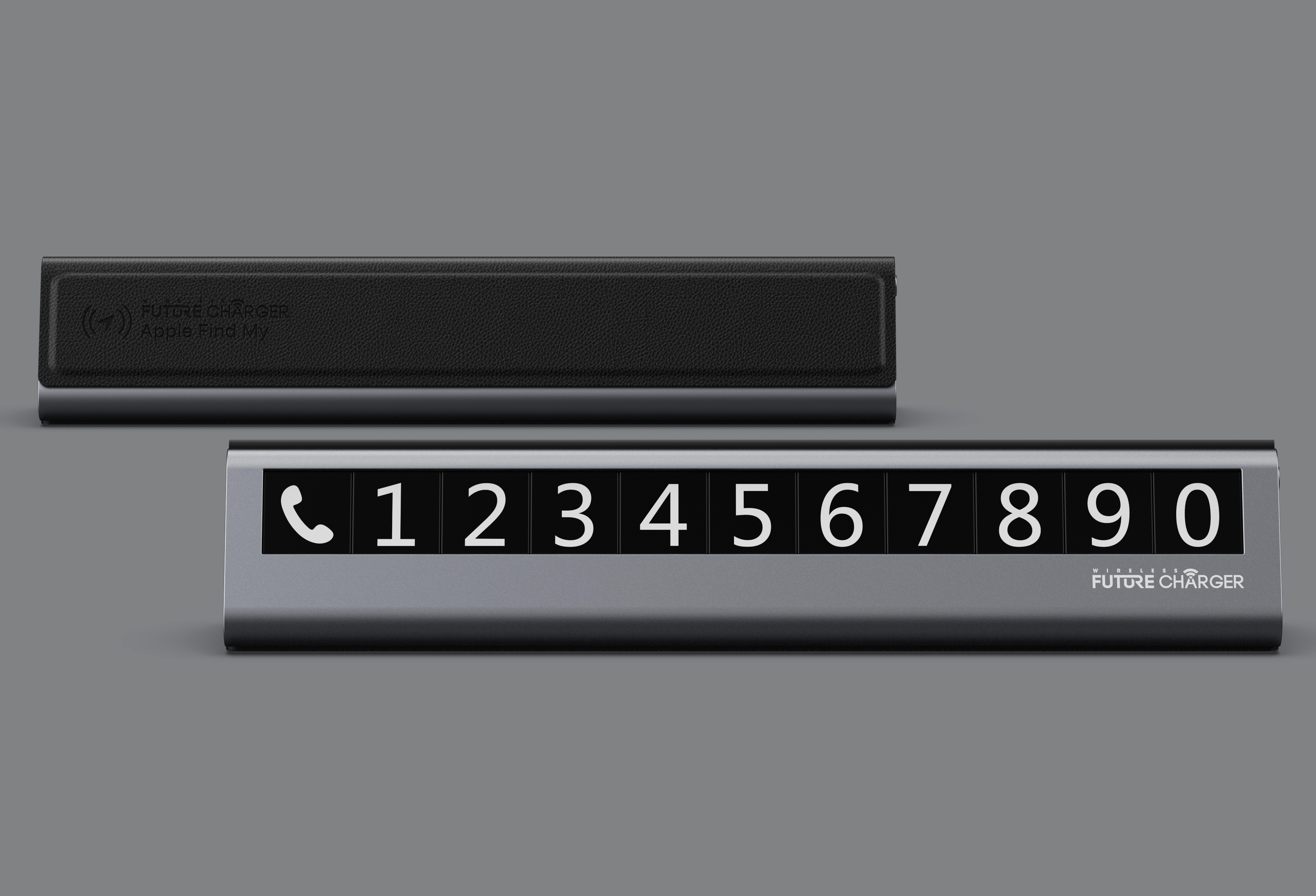 Stop sign with Find My tracking locator，