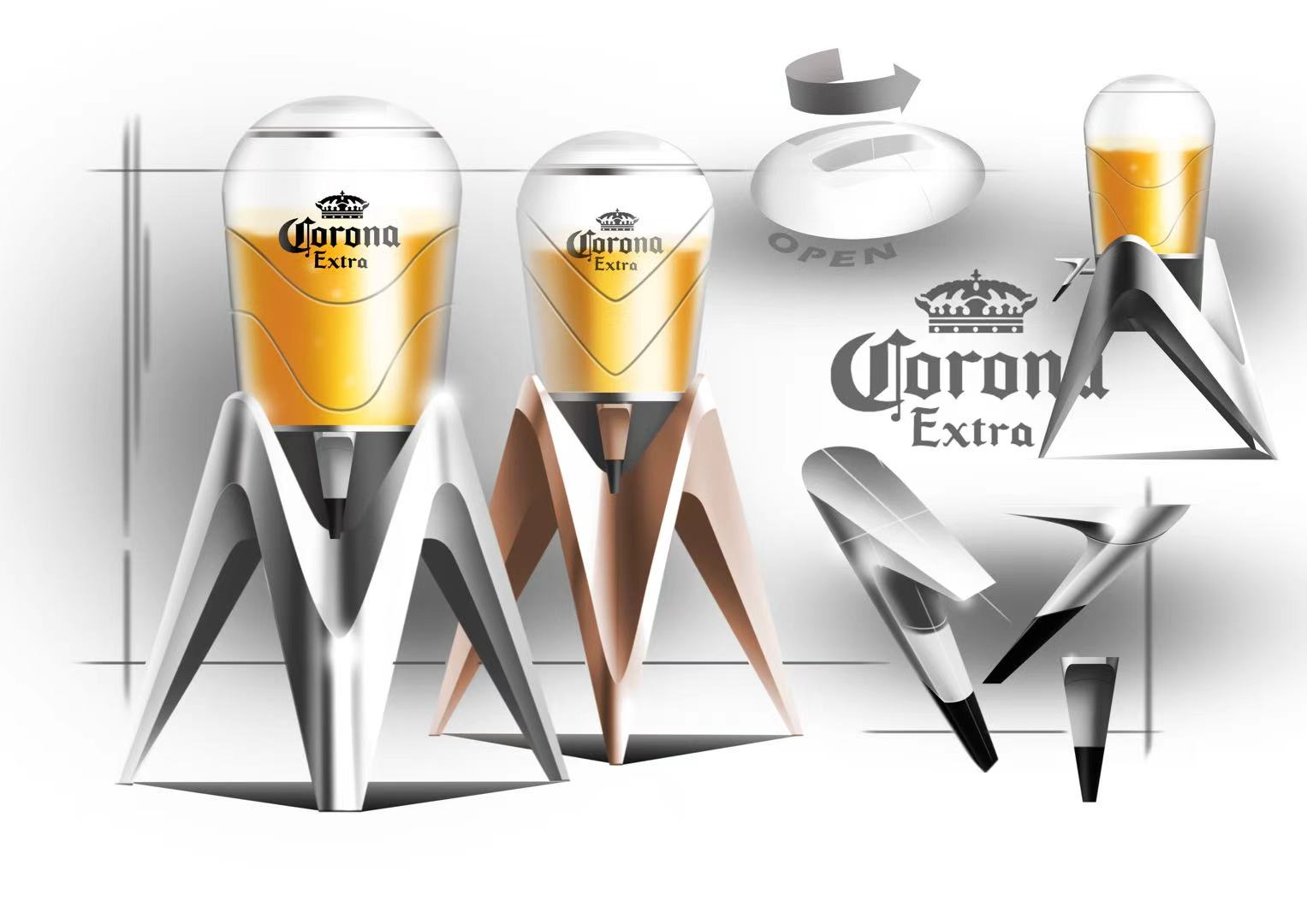 Beer，Wine cannon，Wine Glass，