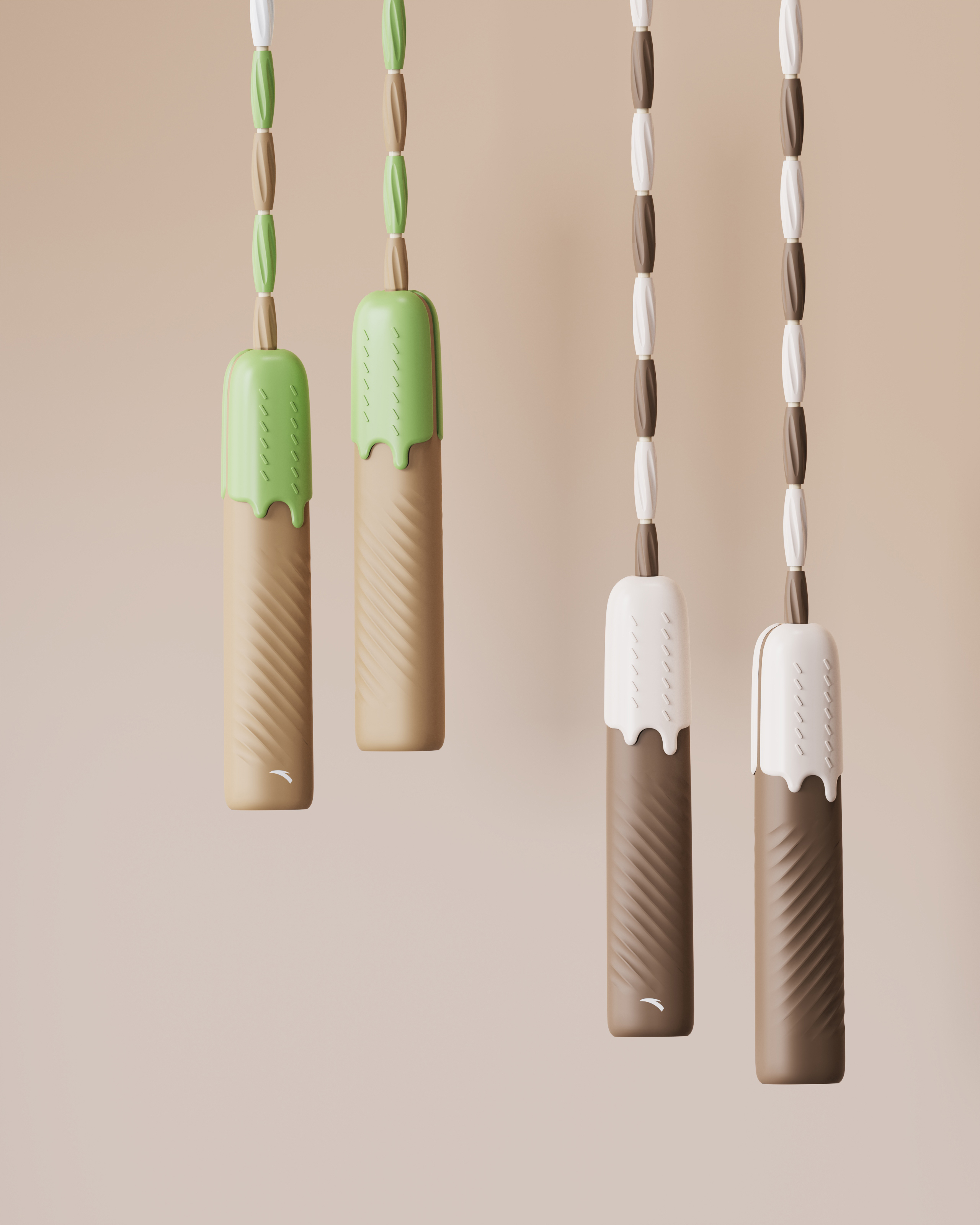 Children's products，skipping rope，Ice cream，Render，lovely，Mother and baby，product design，Slub rope skipping，