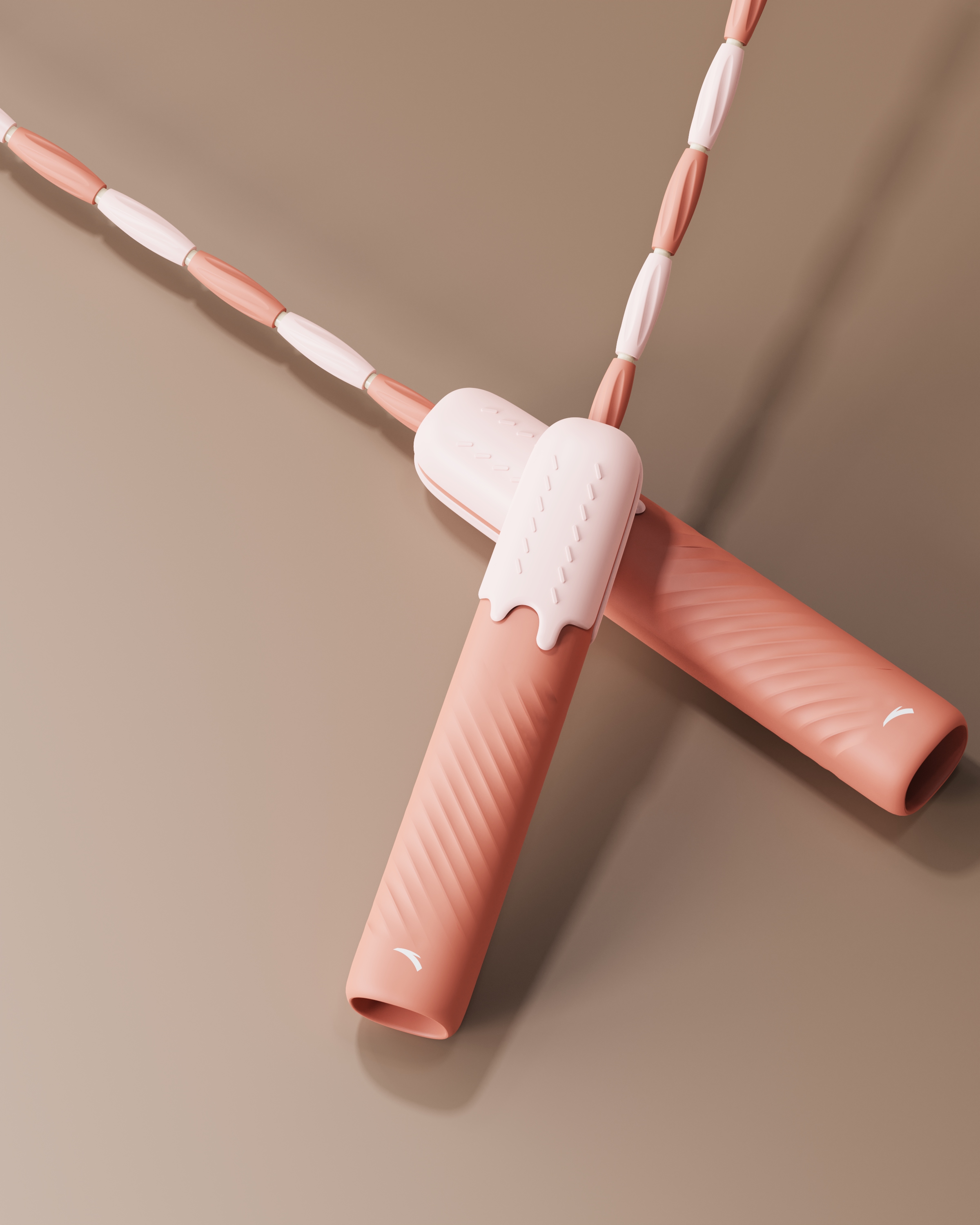 Children's products，skipping rope，Ice cream，Render，lovely，Mother and baby，product design，Slub rope skipping，