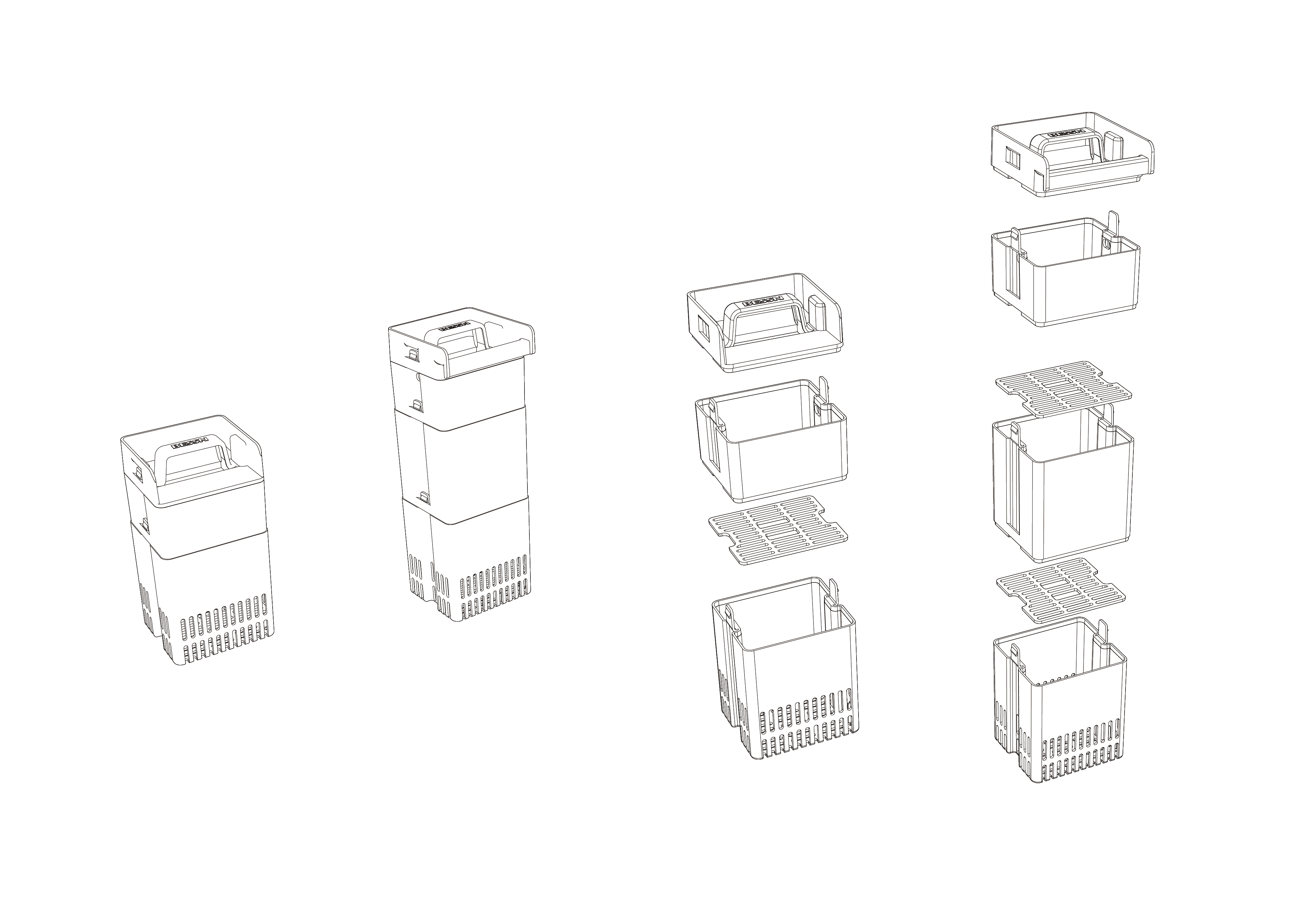 Fish tank filtration，Aquarium products，Modular Filtration，