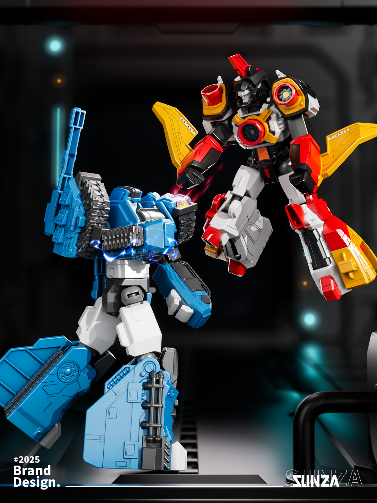 Cyber Mecha，TOBO WARRIOR，E-commerce diagram，Detail page，Art Design，Main drawing design，Garage Kit，Visual design，