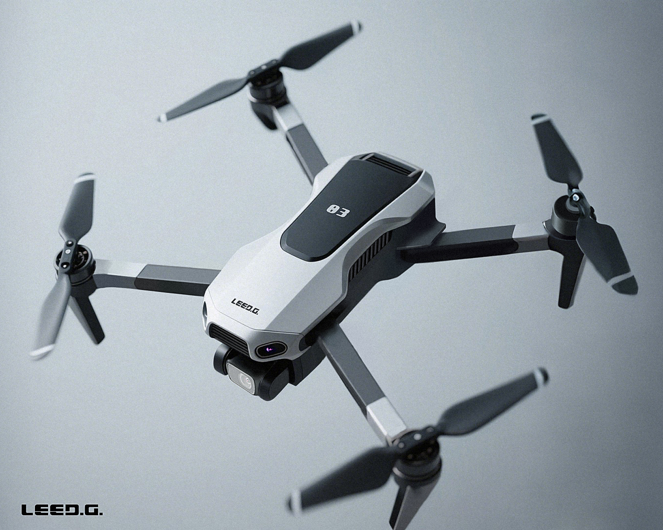 AIGC-Aided Design，UAV，2D renderings，Folding UAV，