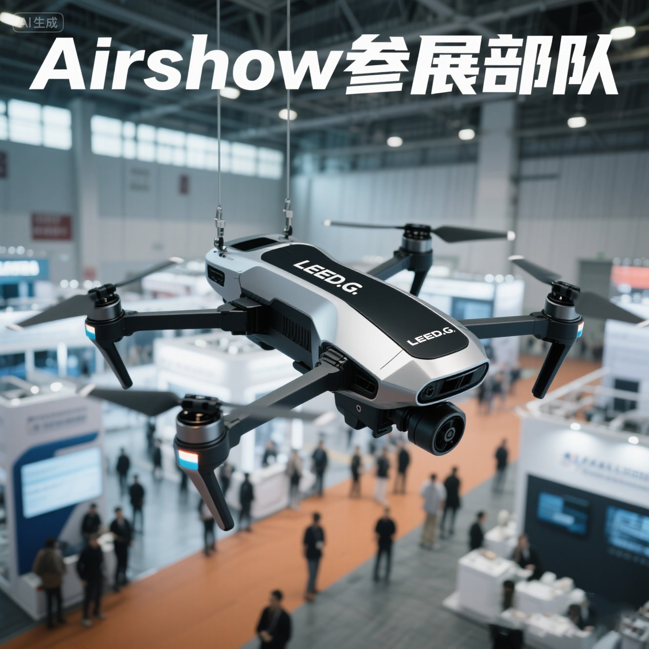 AIGC-Aided Design，UAV，2D renderings，Folding UAV，