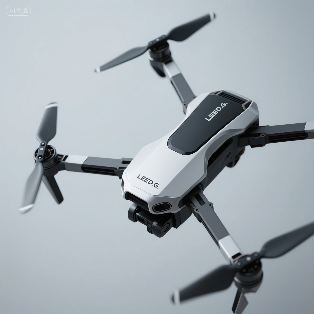 AIGC-Aided Design，UAV，2D renderings，Folding UAV，