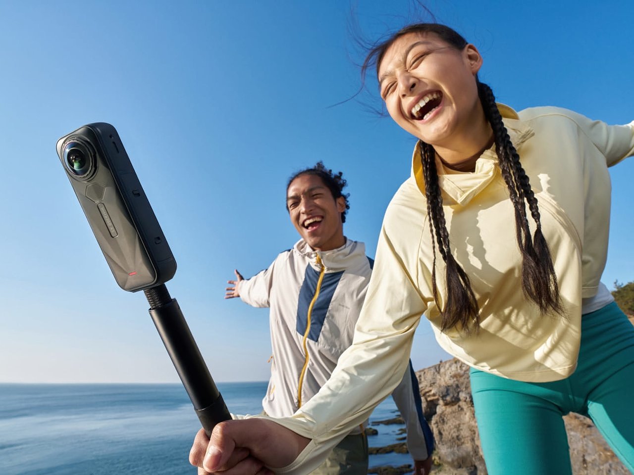 Insta360 X5，Motion camera，8K video，Drop-resistant and waterproof，Outdoor shooting，