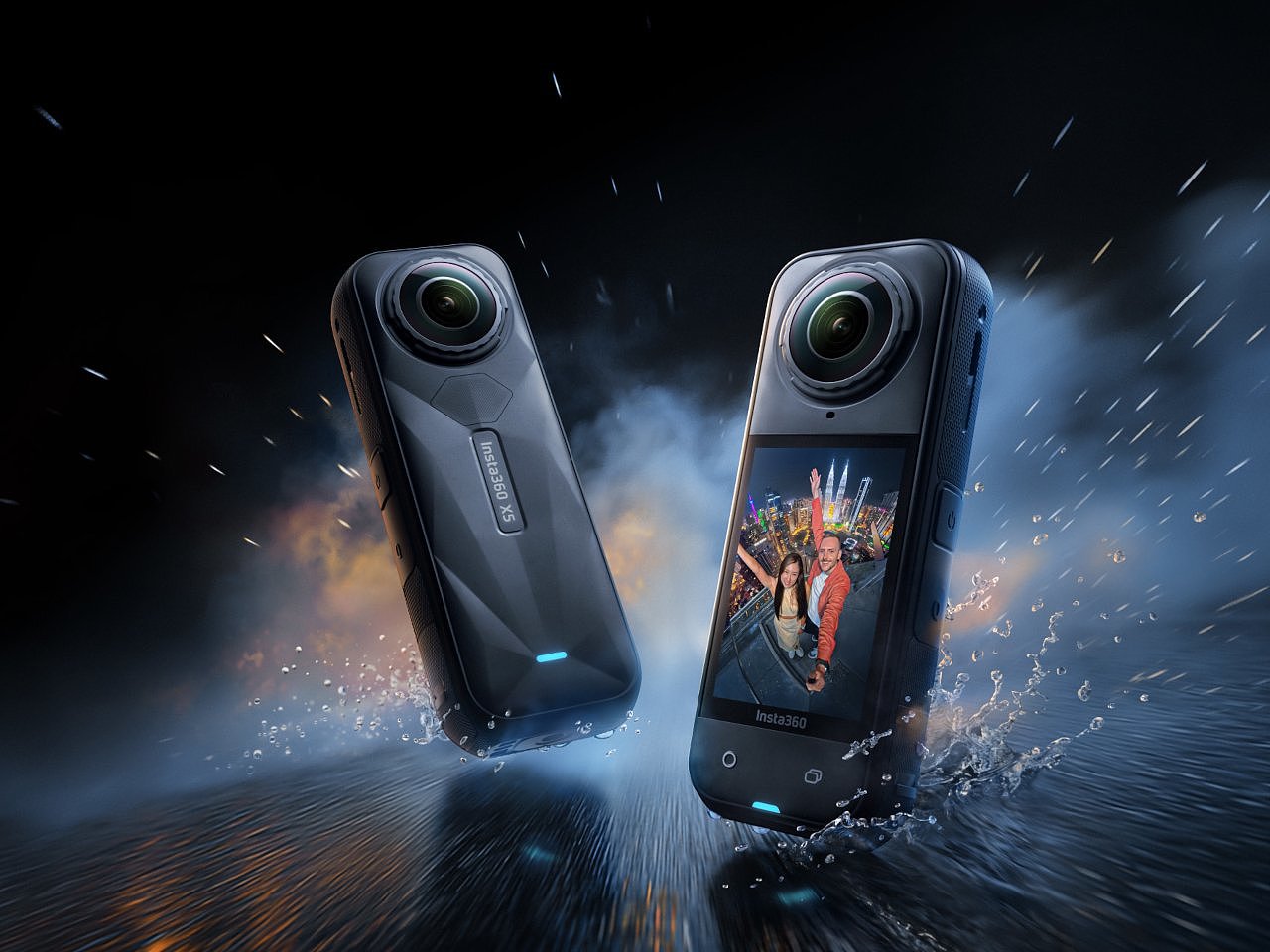 Insta360 X5，Motion camera，8K video，Drop-resistant and waterproof，Outdoor shooting，