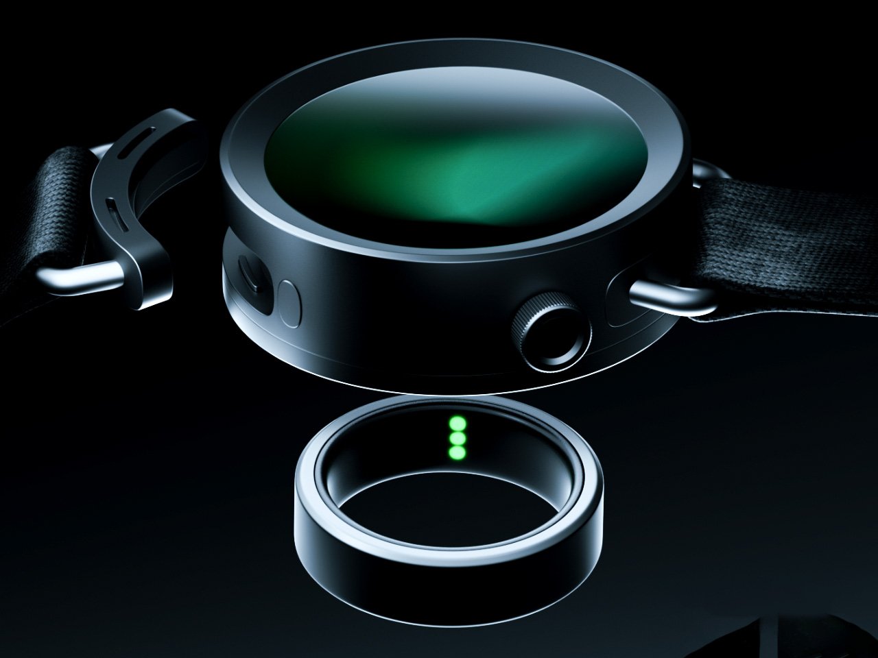 Allai Wearable-1，Modular Watch，Physical monitoring，titanium alloy，AI algorithm，