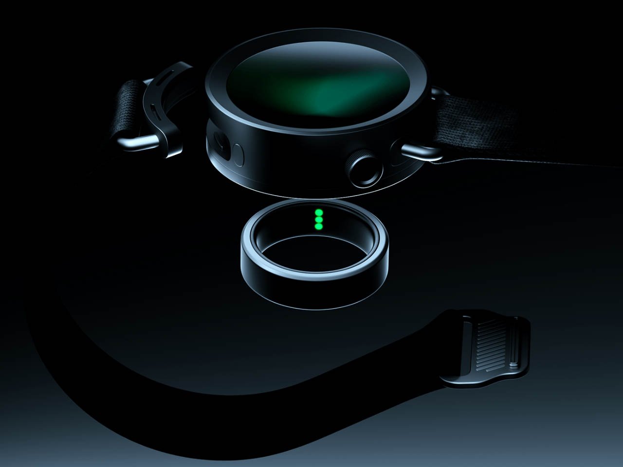 Allai Wearable-1，Modular Watch，Physical monitoring，titanium alloy，AI algorithm，