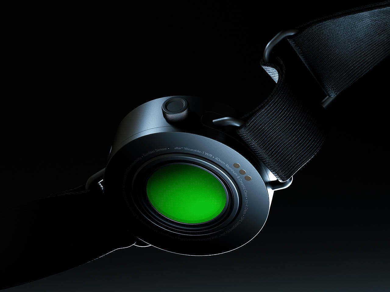 Allai Wearable-1，Modular Watch，Physical monitoring，titanium alloy，AI algorithm，
