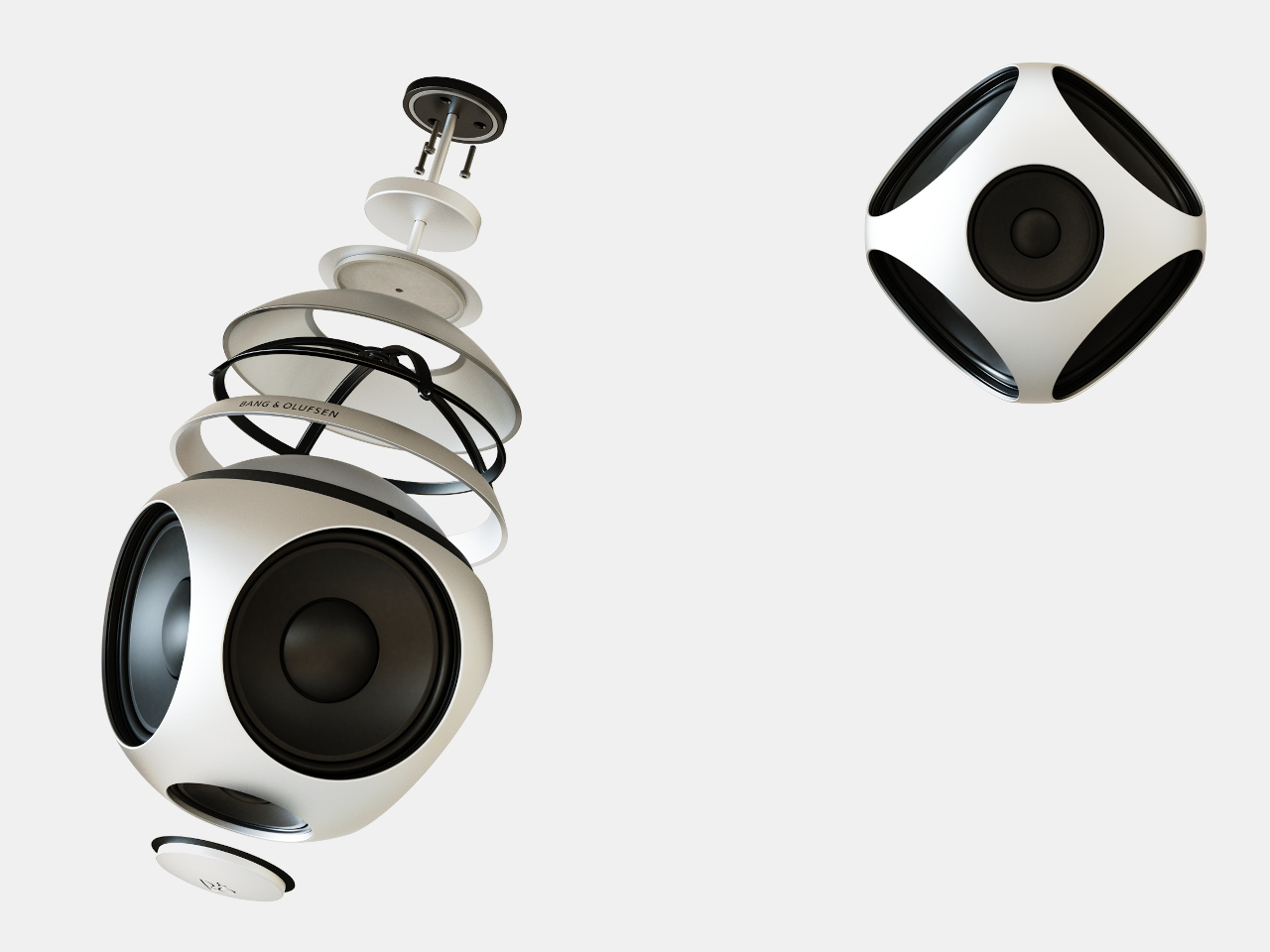 speaker，loudspeaker box，conceptual design，Bang & Olufsen，